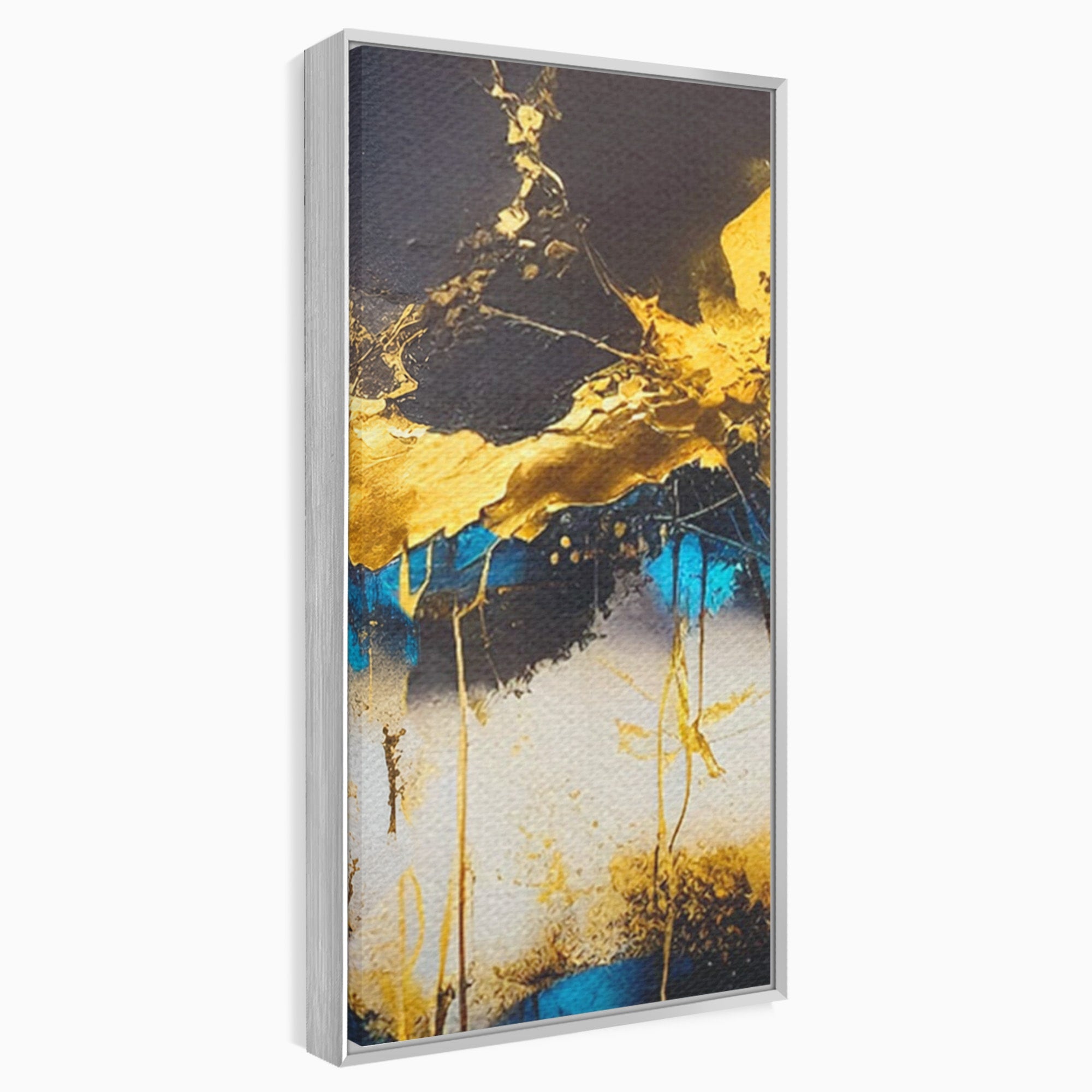 Set 2 Tablouri Canvas Premium LuxCanva® C2-1097, Abstract Marble, Marble, Abstract, Living Room, Bedroom, Relaxare, Culori Vibrante
