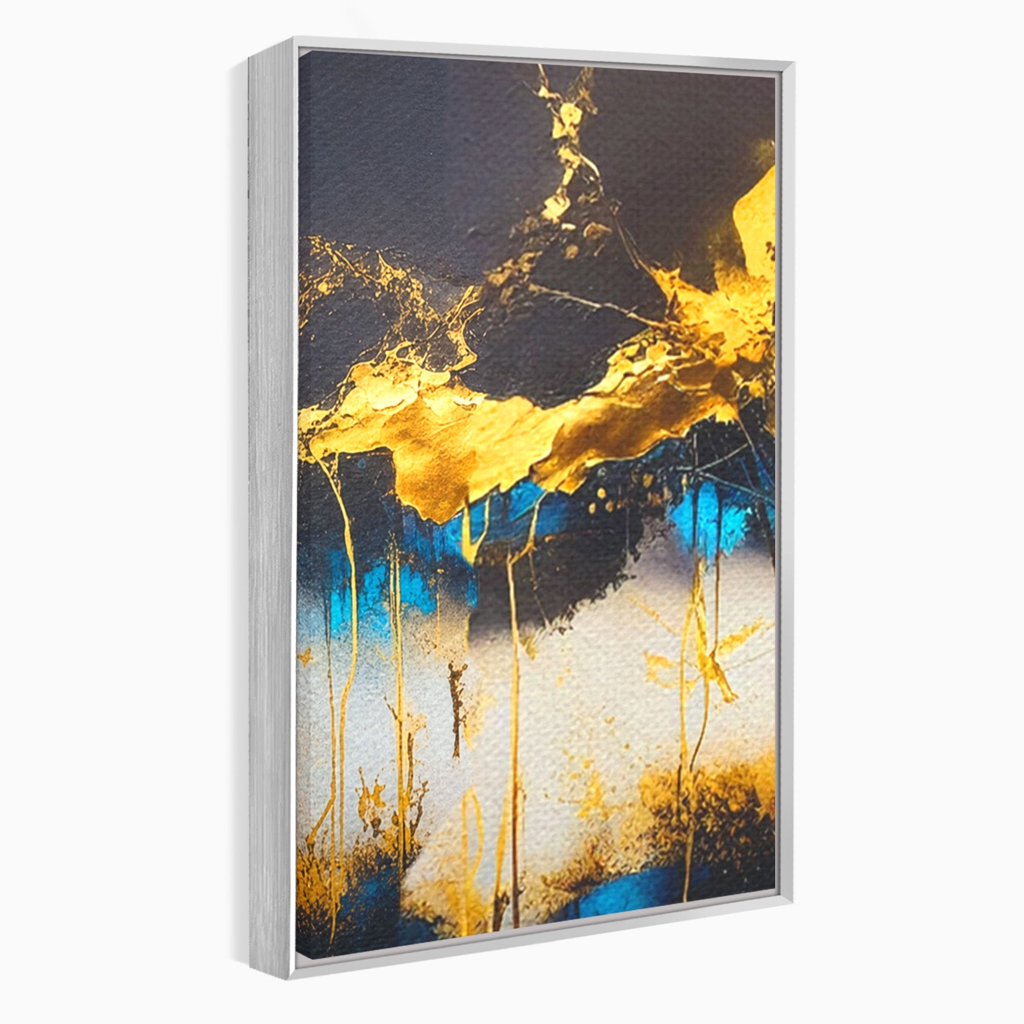 Set 2 Tablouri Canvas Premium LuxCanva® C2-1097, Abstract Marble, Marble, Abstract, Living Room, Bedroom, Relaxare, Culori Vibrante
