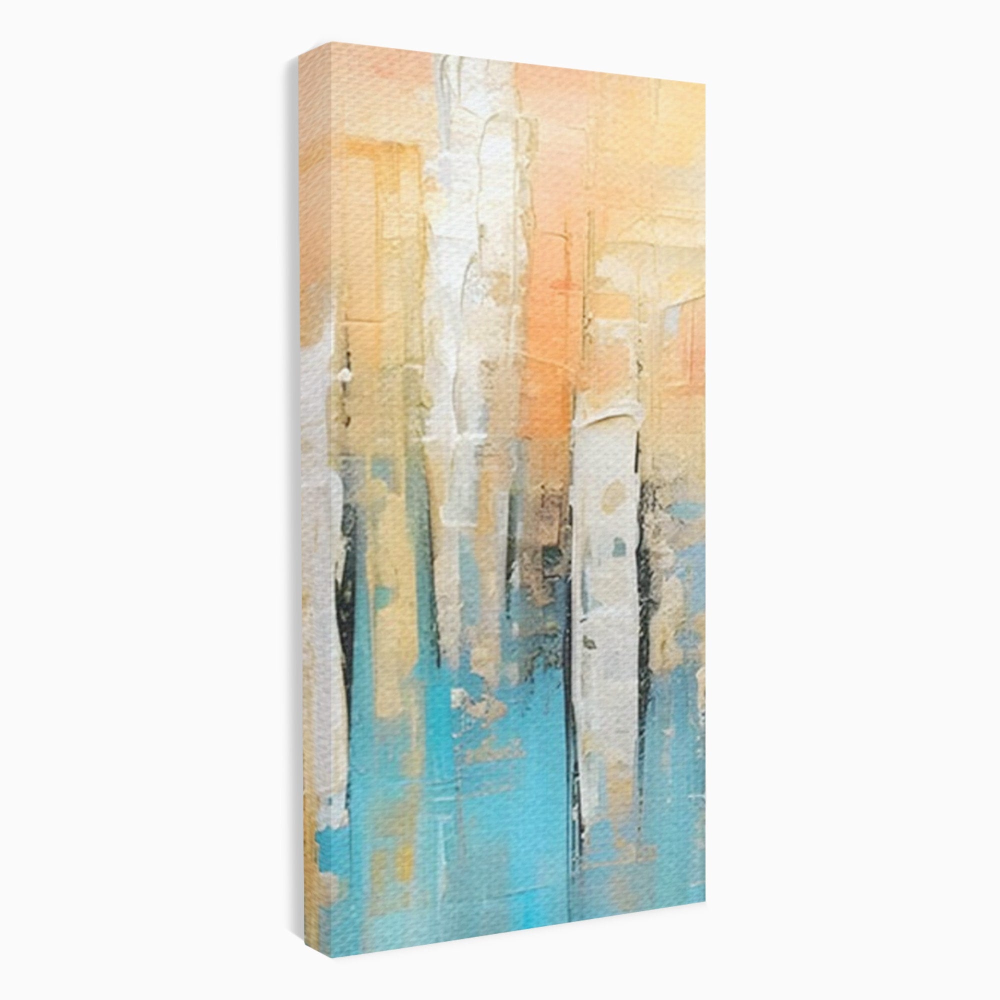 Set 2 Tablouri Canvas Premium LuxCanva® C2-1182, Pictura Colorata Abstracta, Culori, Abstract, Relaxare, Living Room, Culori Vibrante