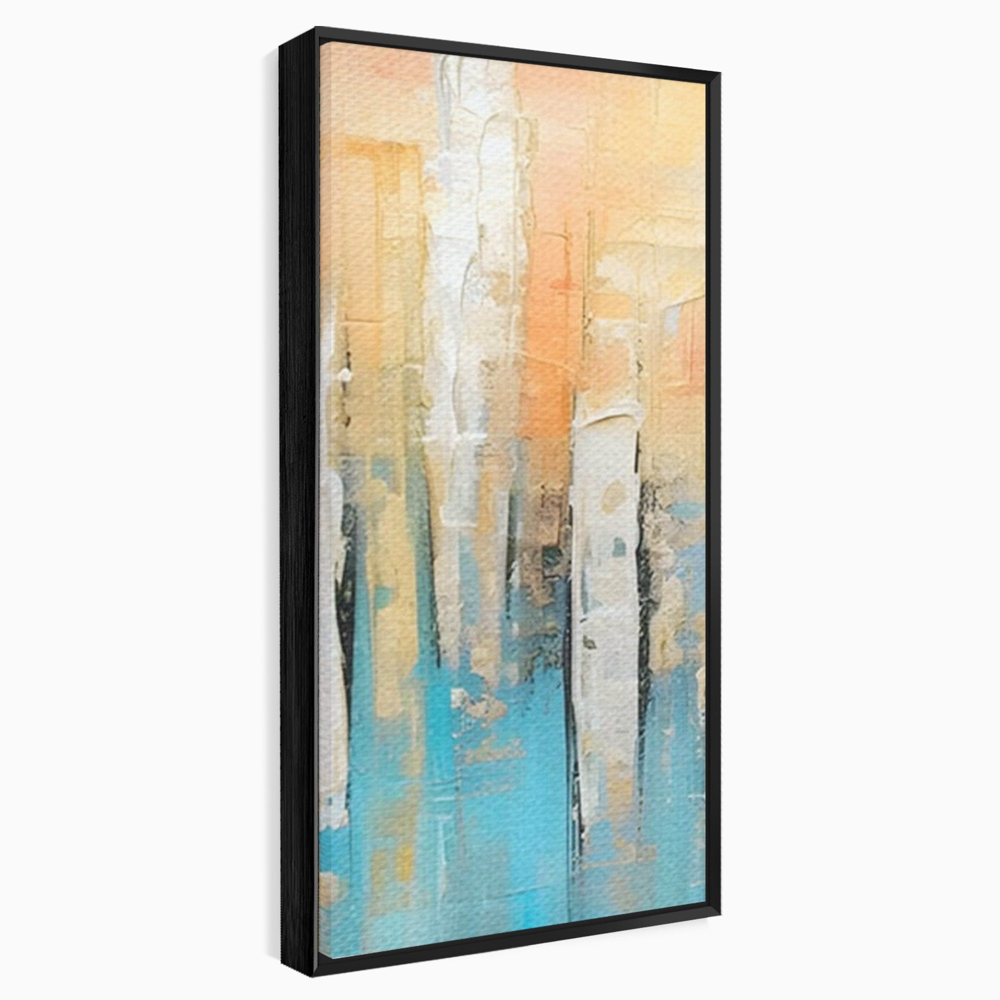 Set 2 Tablouri Canvas Premium LuxCanva® C2-1182, Pictura Colorata Abstracta, Culori, Abstract, Relaxare, Living Room, Culori Vibrante