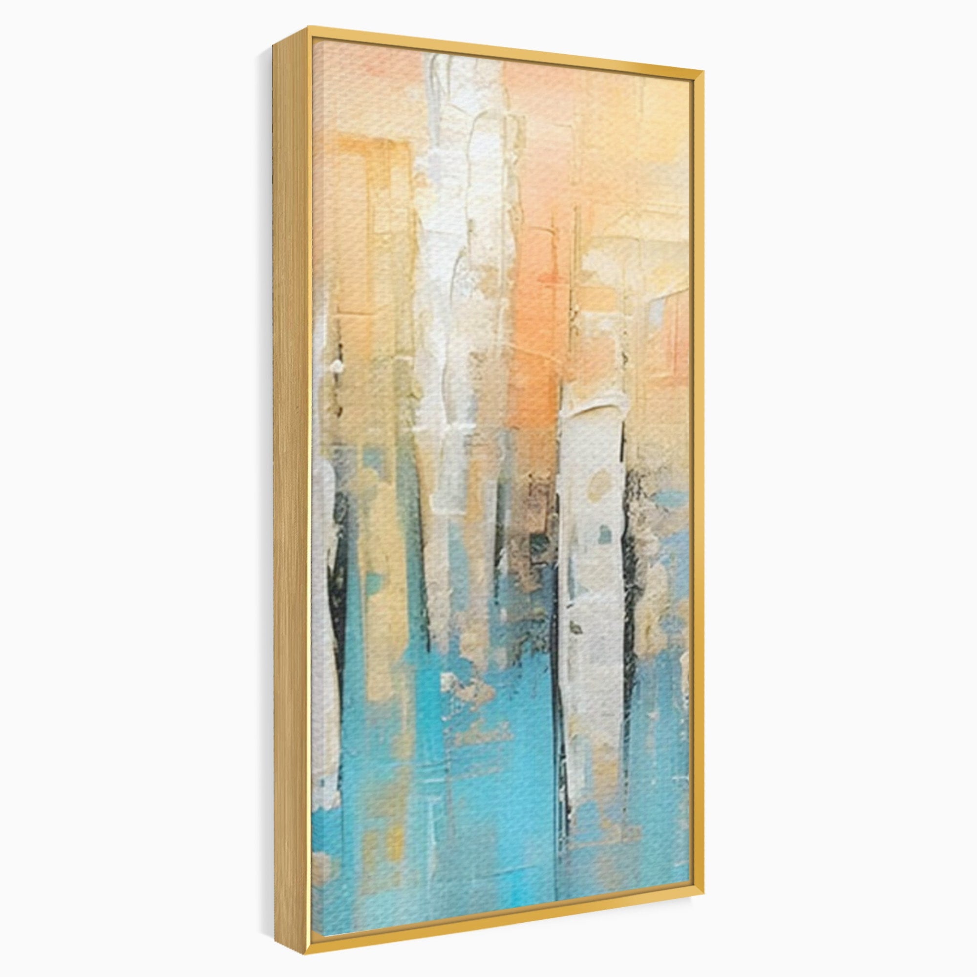 Set 2 Tablouri Canvas Premium LuxCanva® C2-1182, Pictura Colorata Abstracta, Culori, Abstract, Relaxare, Living Room, Culori Vibrante