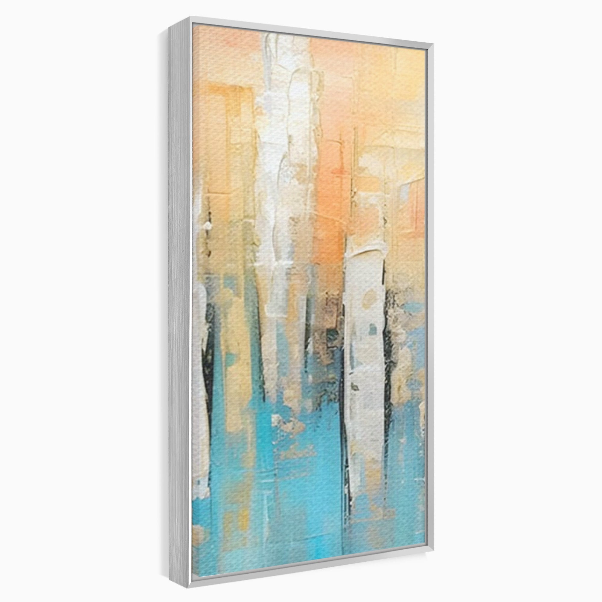 Set 2 Tablouri Canvas Premium LuxCanva® C2-1182, Pictura Colorata Abstracta, Culori, Abstract, Relaxare, Living Room, Culori Vibrante