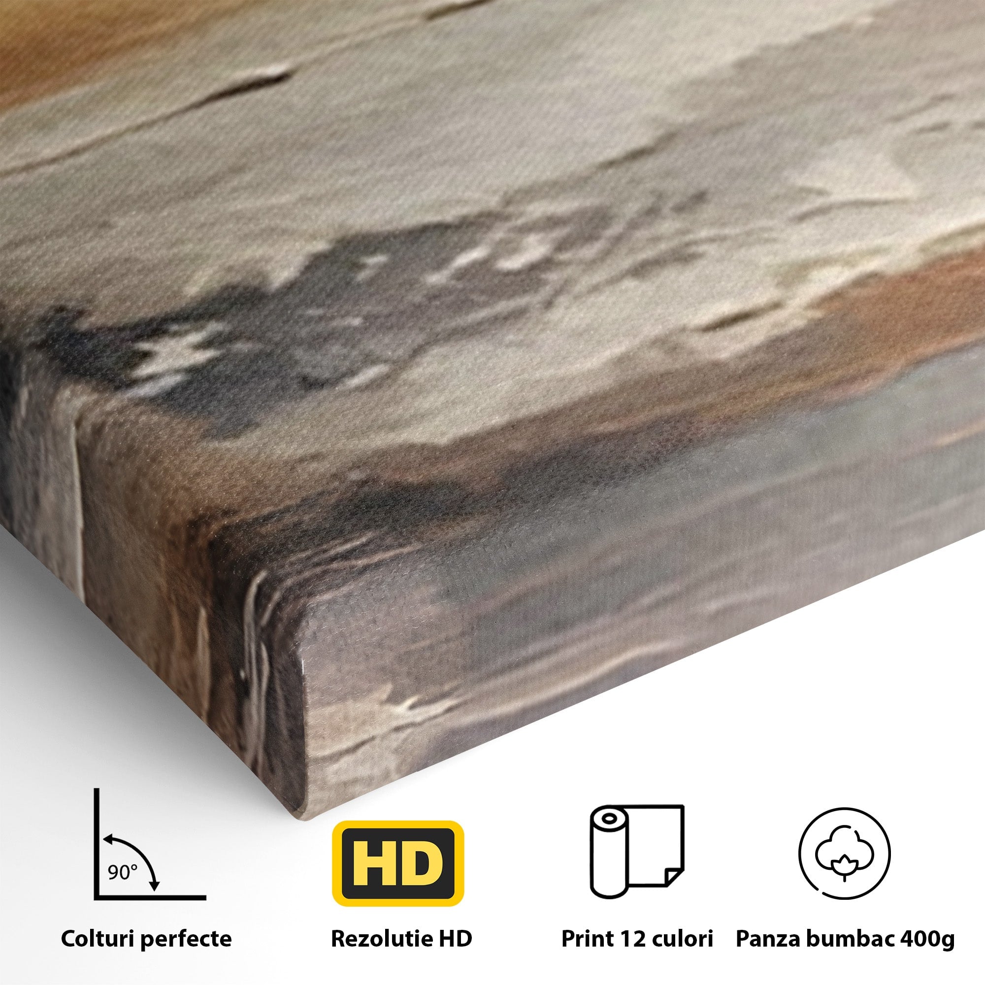 Set 2 Tablouri Canvas Premium LuxCanva® C2-1183, Valurile Marii, Natura, Primavara, Decorativ, Living Room, Culori Vibrante