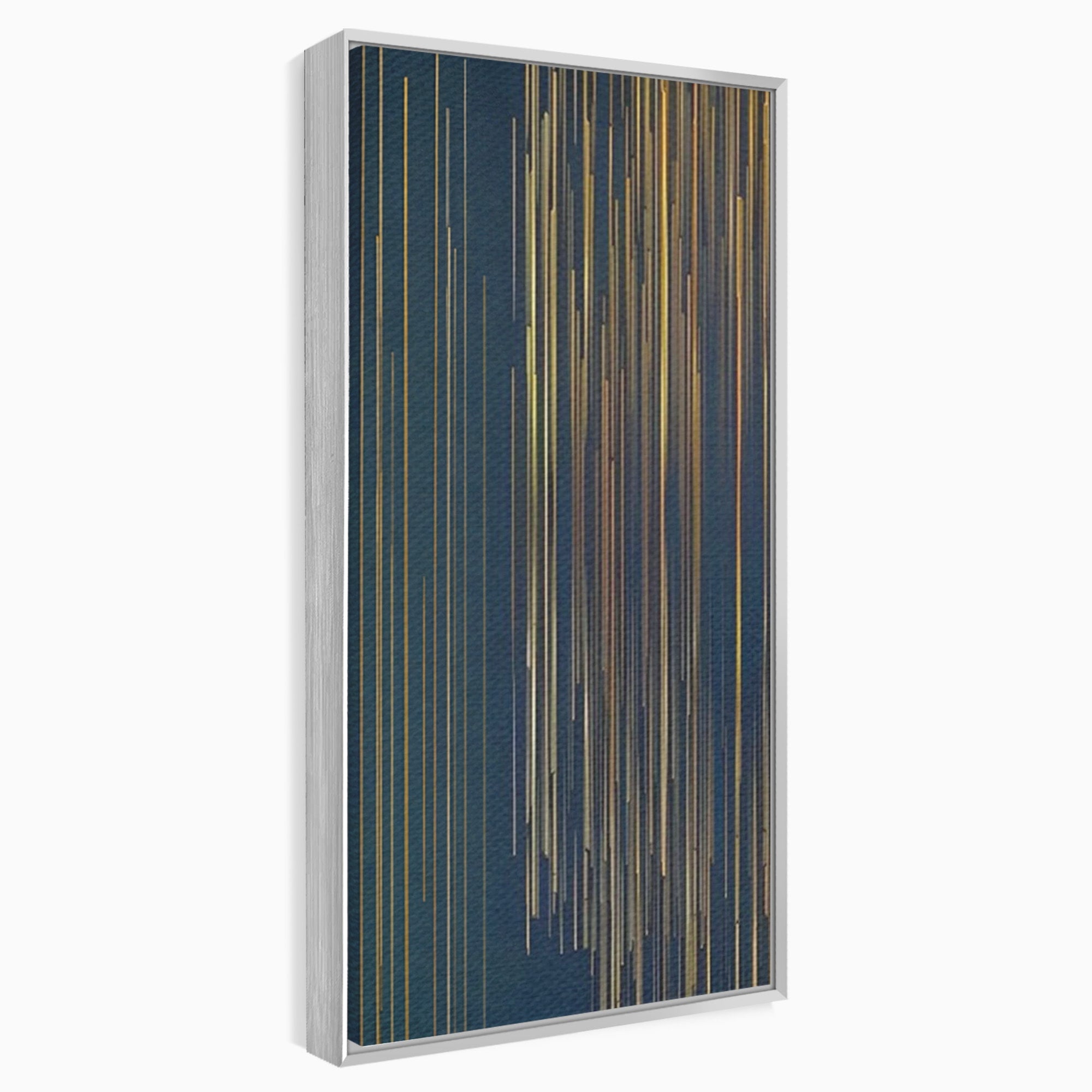 Set 2 Tablouri Canvas Premium LuxCanva® C2-1202, Gold And Black Stripes, Relaxare, Living Room, Culori Vibrante