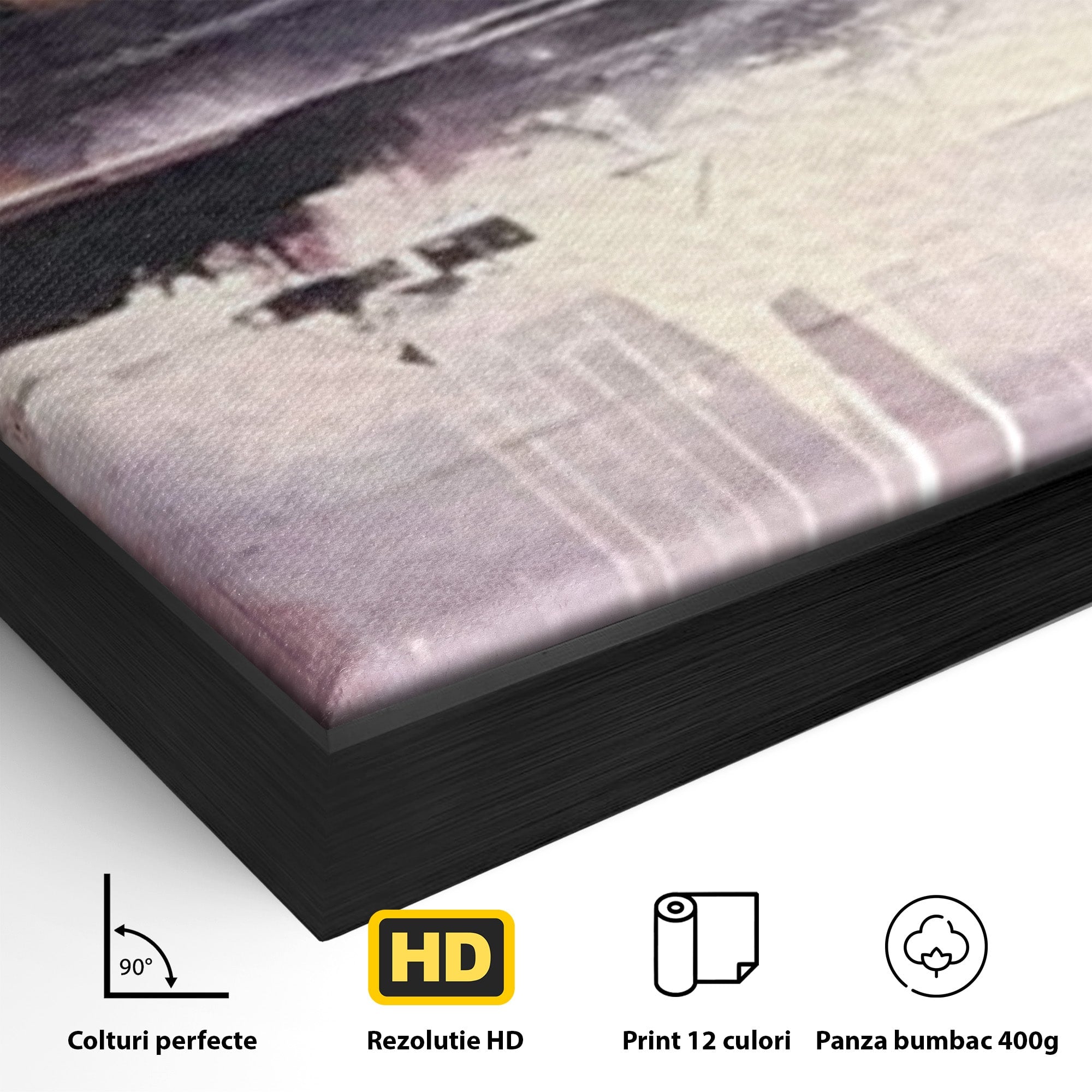 Set 2 Tablouri Canvas Premium LuxCanva® C2-1204, Cer Innorat, Culori, Decorativ, Living Room, Culori Vibrante