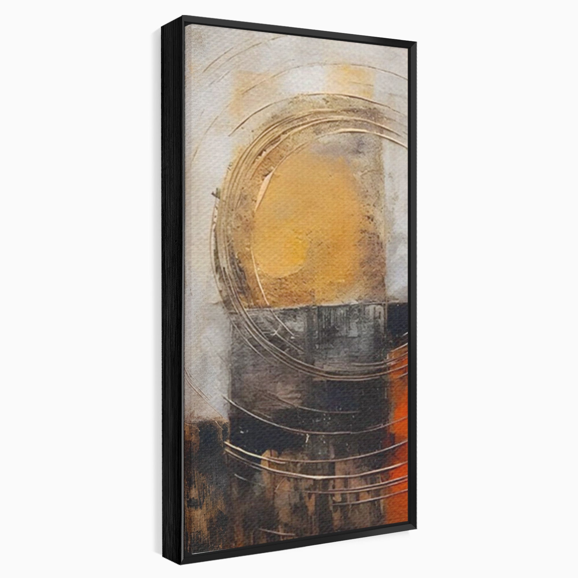 Set 2 Tablouri Canvas Premium LuxCanva® C2-1205, Abstract Black And Red Paint, Culori, Decorativ, Living Room, Culori Vibrante