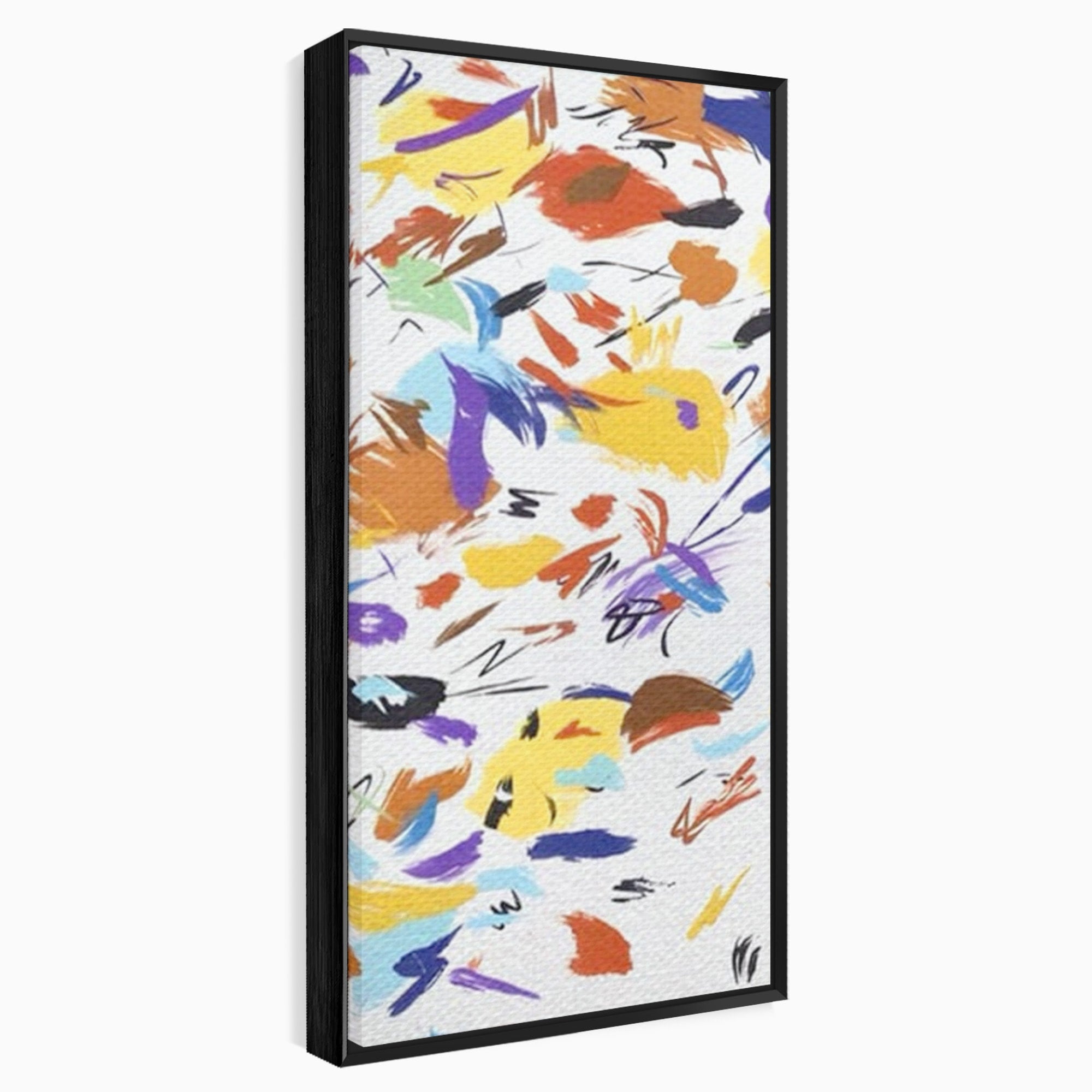 Set 2 Tablouri Canvas Premium LuxCanva® C2-1210, Frunze Cazatoare, Relaxare, Living Room, Culori Vibrante