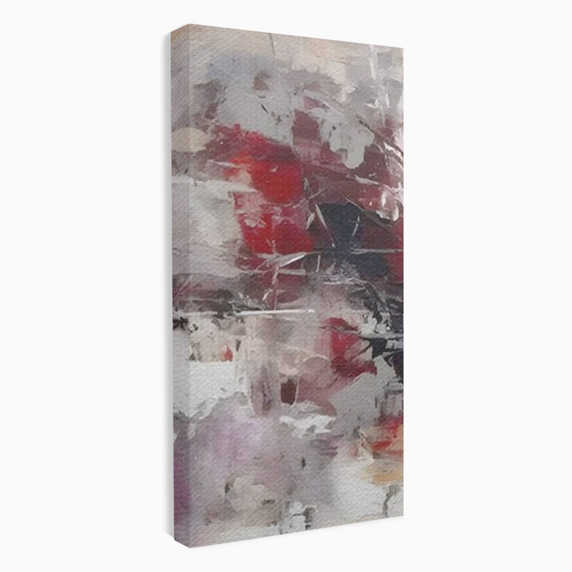 Set 2 Tablouri Canvas Premium LuxCanva® C2-1221, Pete De Culoare Tablou Abstract, Relaxare, Living Room, Culori Vibrante