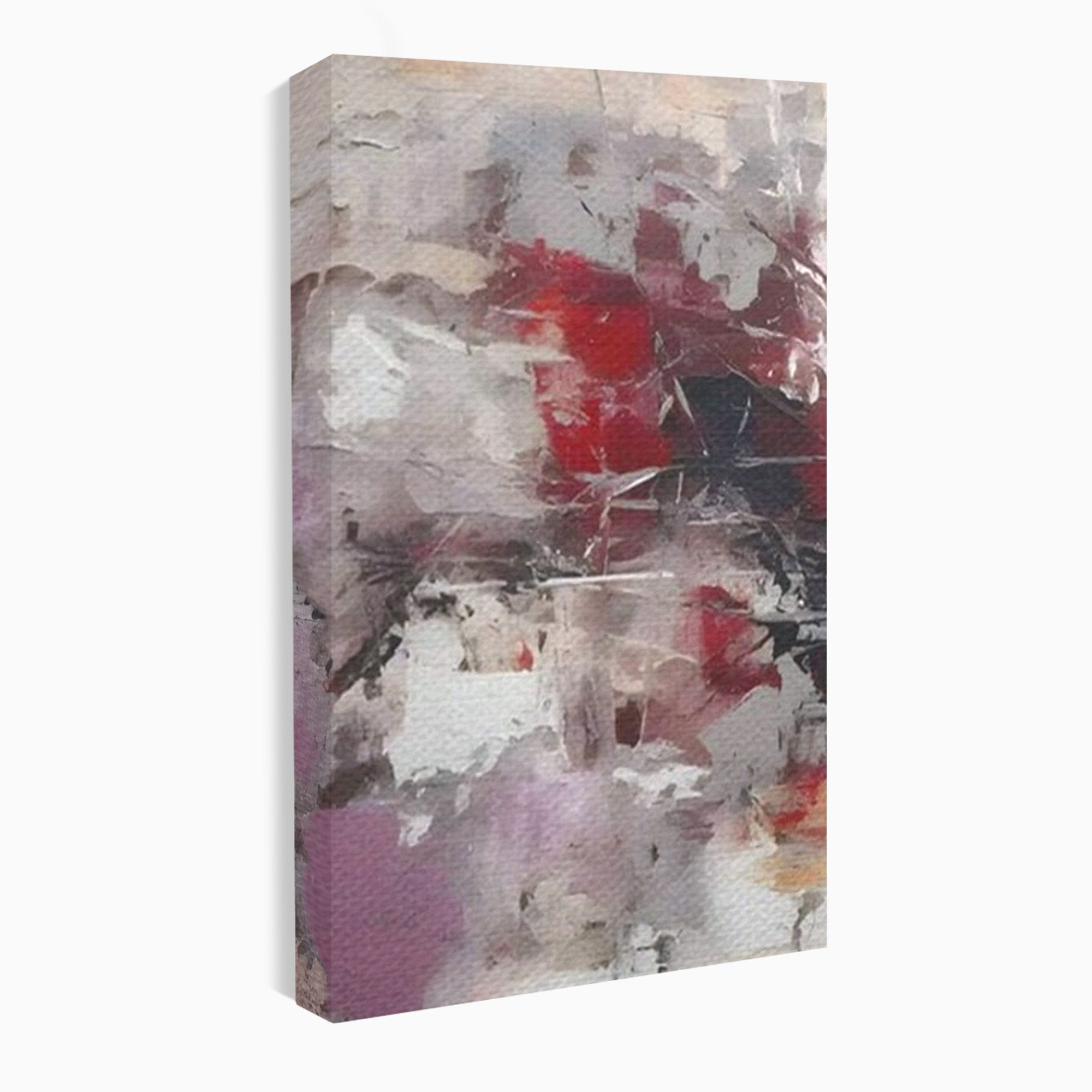 Set 2 Tablouri Canvas Premium LuxCanva® C2-1221, Pete De Culoare Tablou Abstract, Relaxare, Living Room, Culori Vibrante