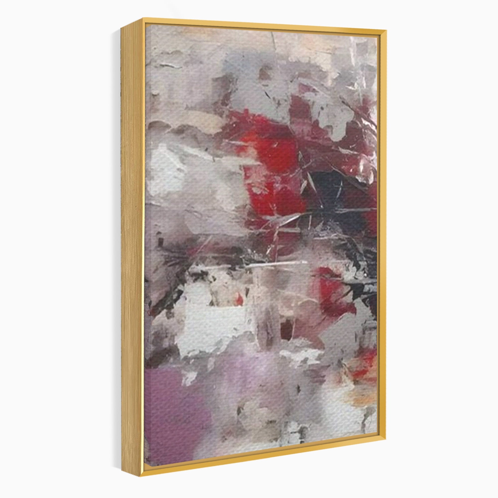 Set 2 Tablouri Canvas Premium LuxCanva® C2-1221, Pete De Culoare Tablou Abstract, Relaxare, Living Room, Culori Vibrante