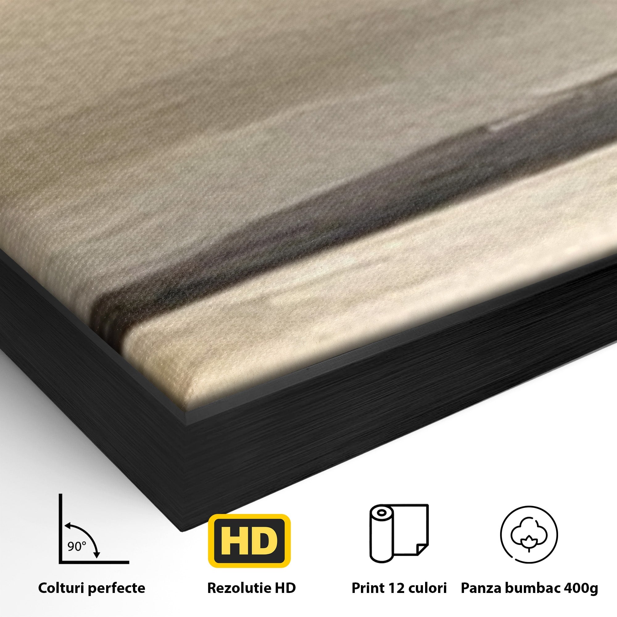 Set 2 Tablouri Canvas Premium LuxCanva® C2-1230, Sunset On The Lake, Relaxare, Living Room, Culori Vibrante