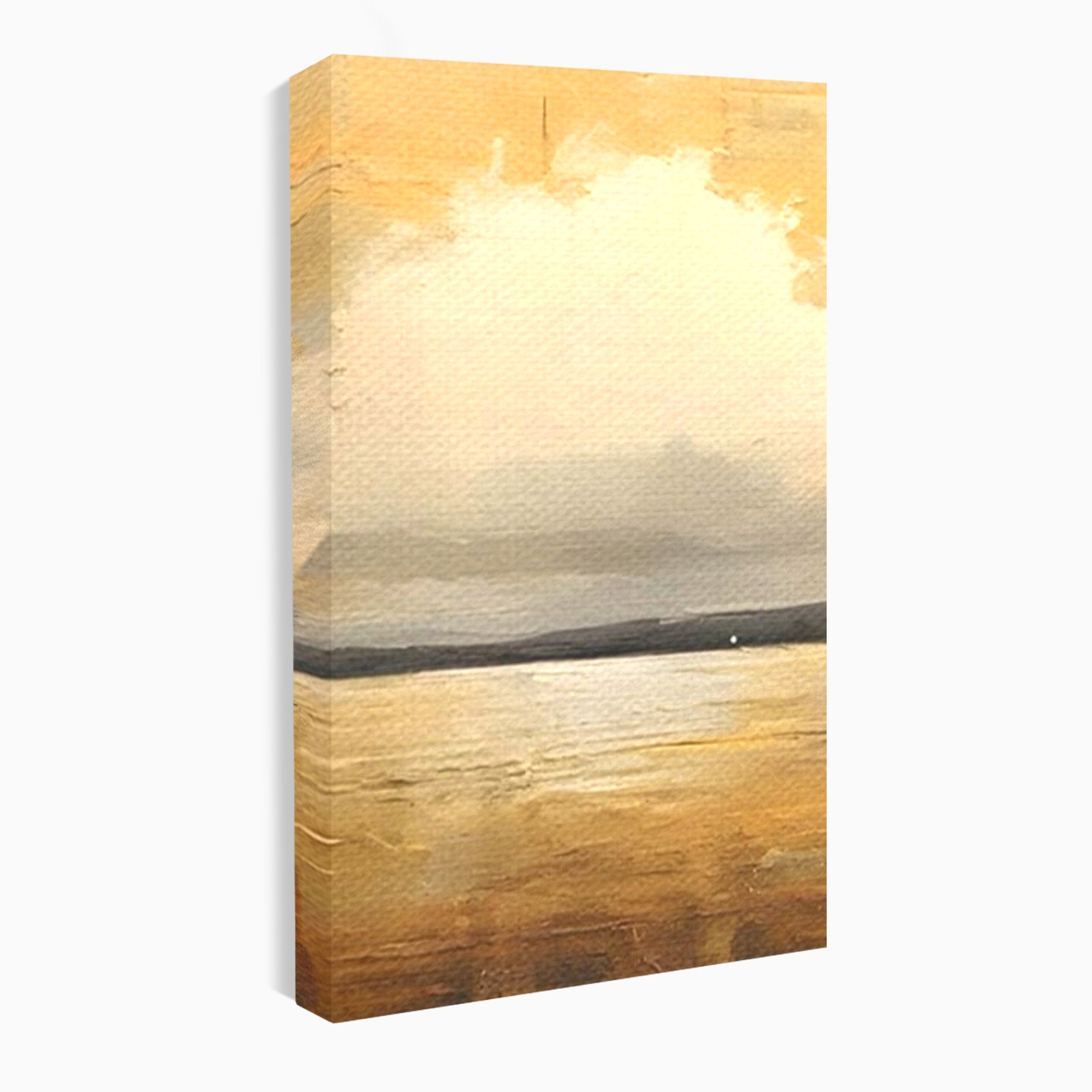 Set 2 Tablouri Canvas Premium LuxCanva® C2-1230, Sunset On The Lake, Relaxare, Living Room, Culori Vibrante