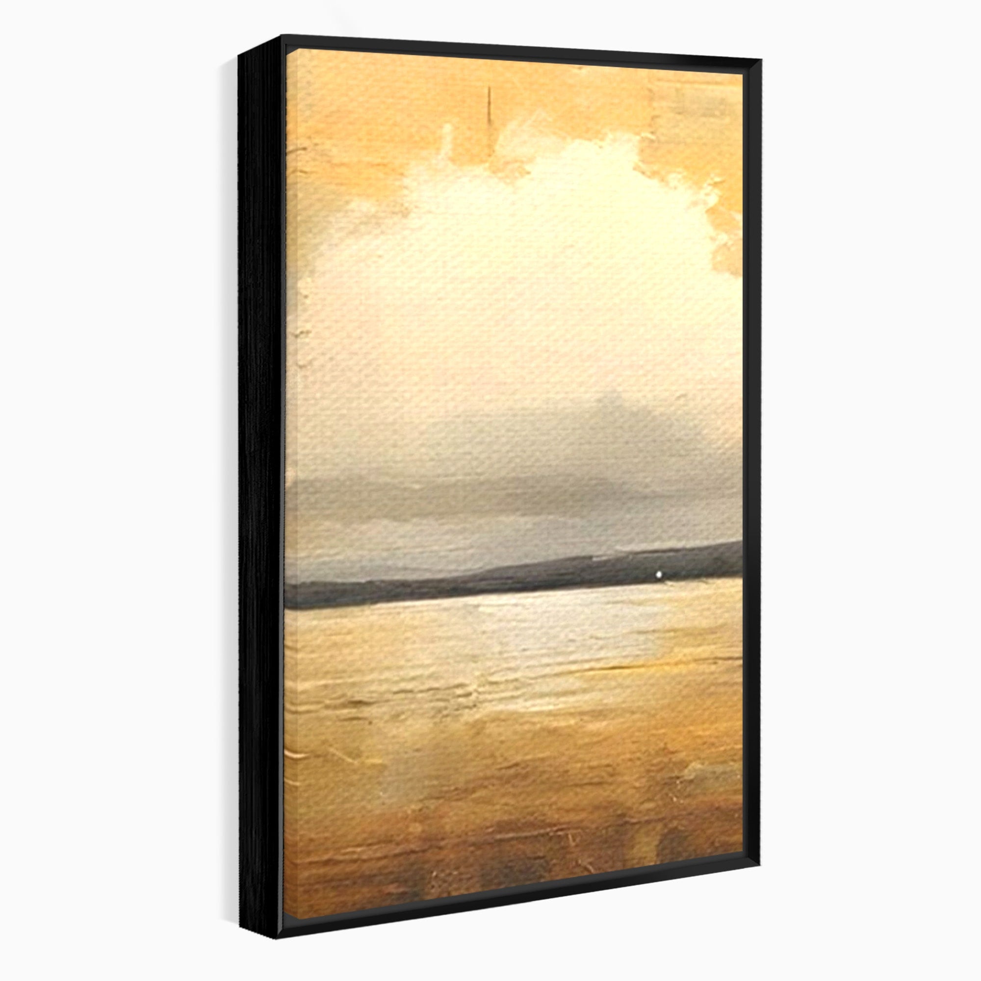 Set 2 Tablouri Canvas Premium LuxCanva® C2-1230, Sunset On The Lake, Relaxare, Living Room, Culori Vibrante