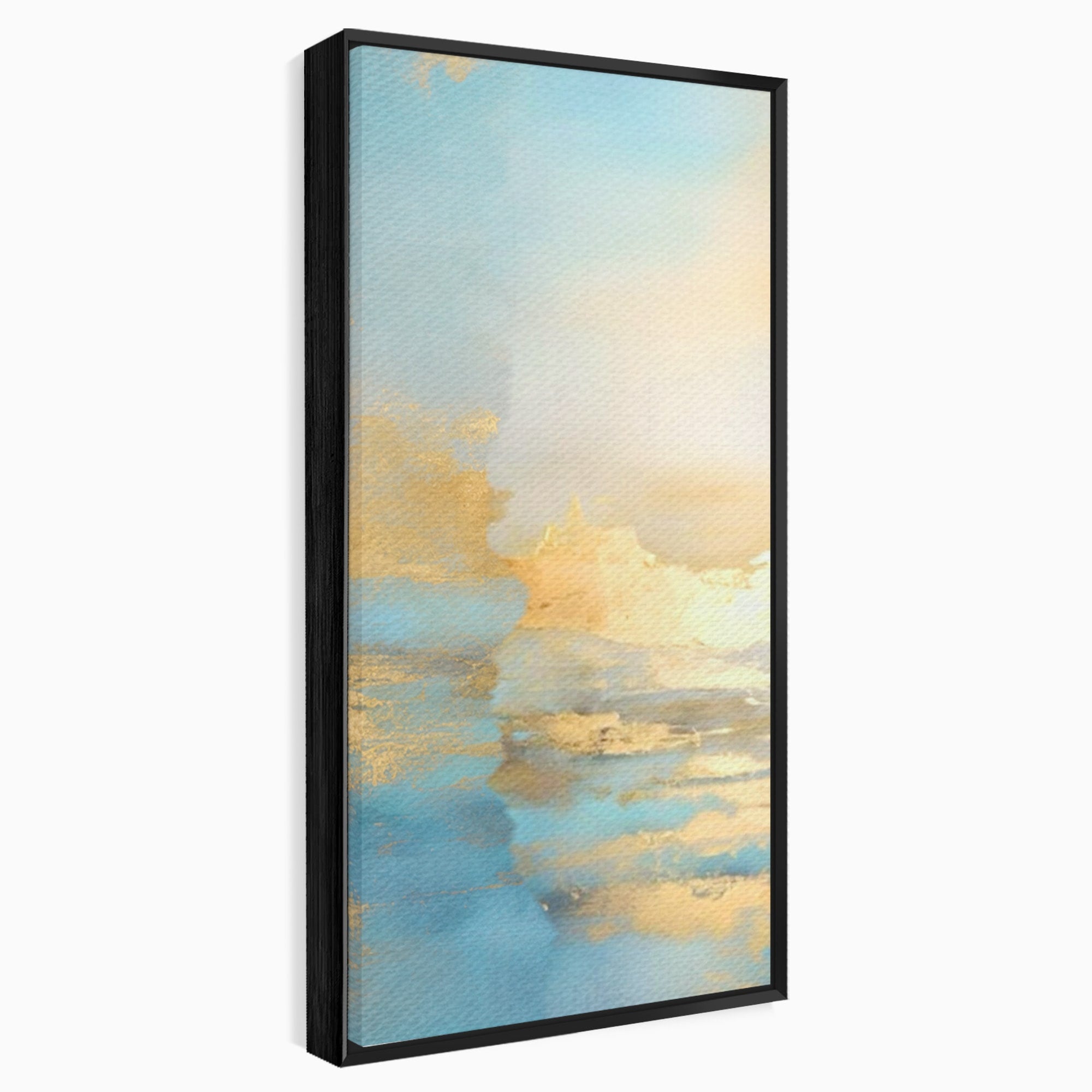 Set 2 Tablouri Canvas Premium LuxCanva® C2-1231, Rasarit Deasupra Marii, Relaxare, Living Room, Culori Vibrante