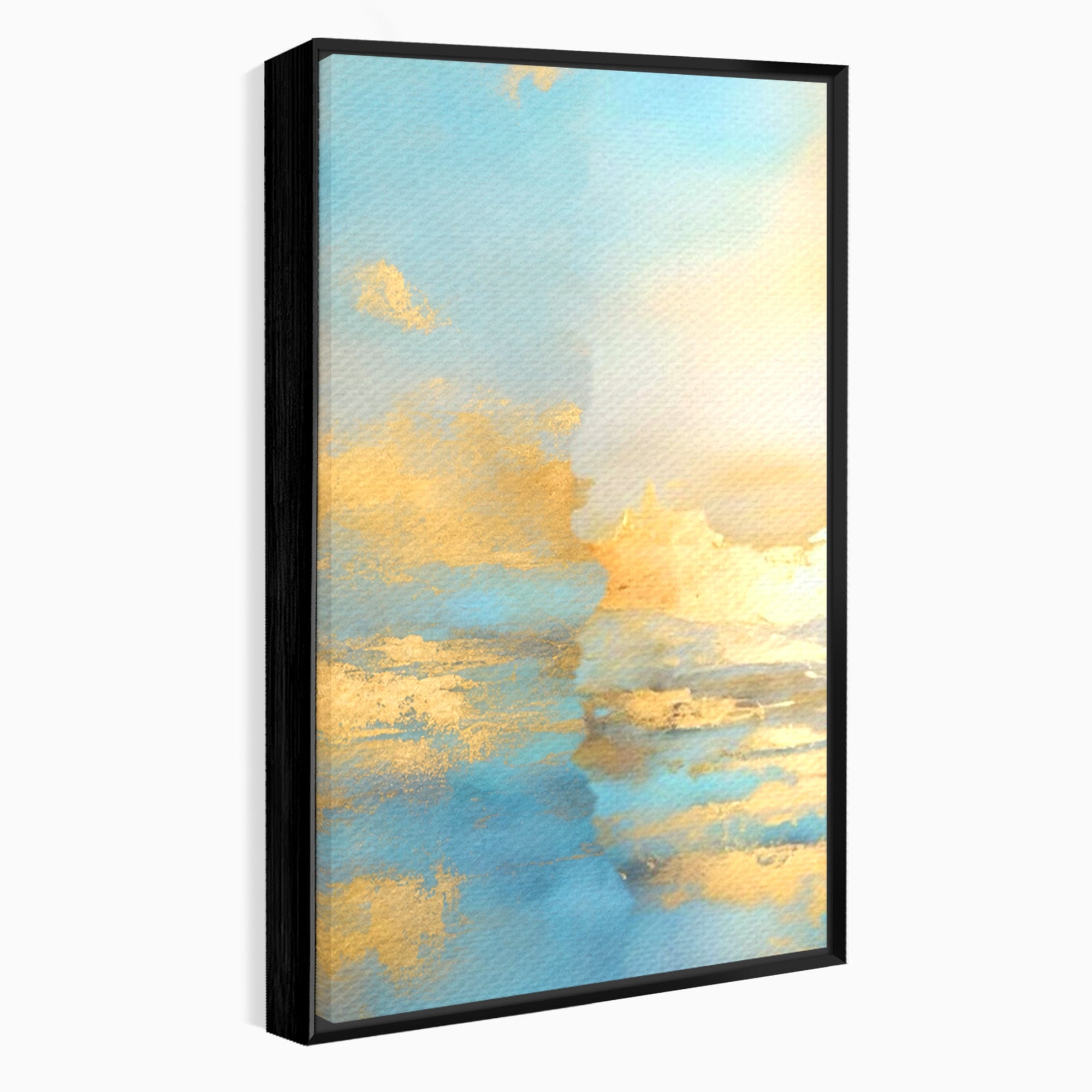 Set 2 Tablouri Canvas Premium LuxCanva® C2-1231, Rasarit Deasupra Marii, Relaxare, Living Room, Culori Vibrante