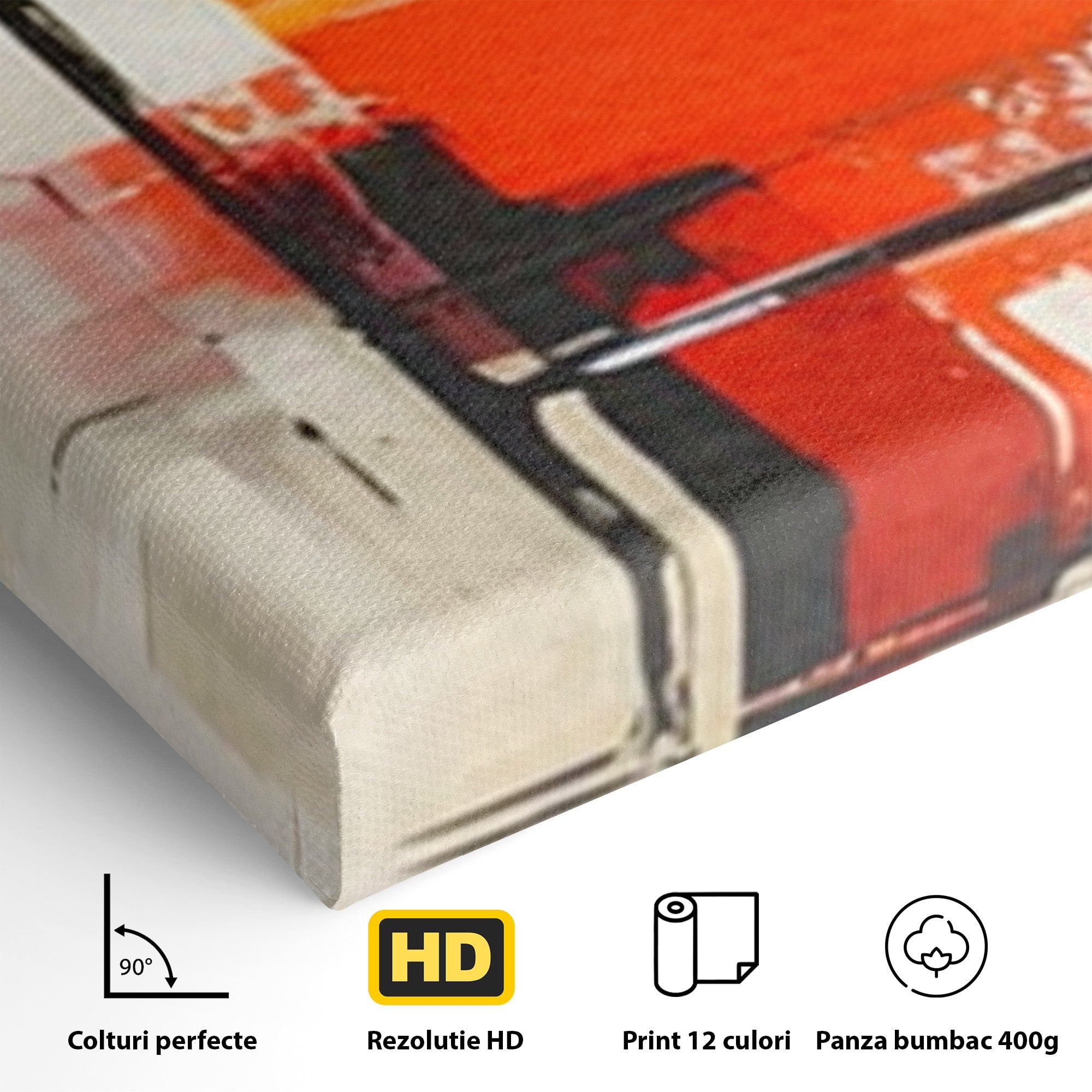 Set 2 Tablouri Canvas Premium LuxCanva® C2-1240, Relaxare, Living Room, Culori Vibrante