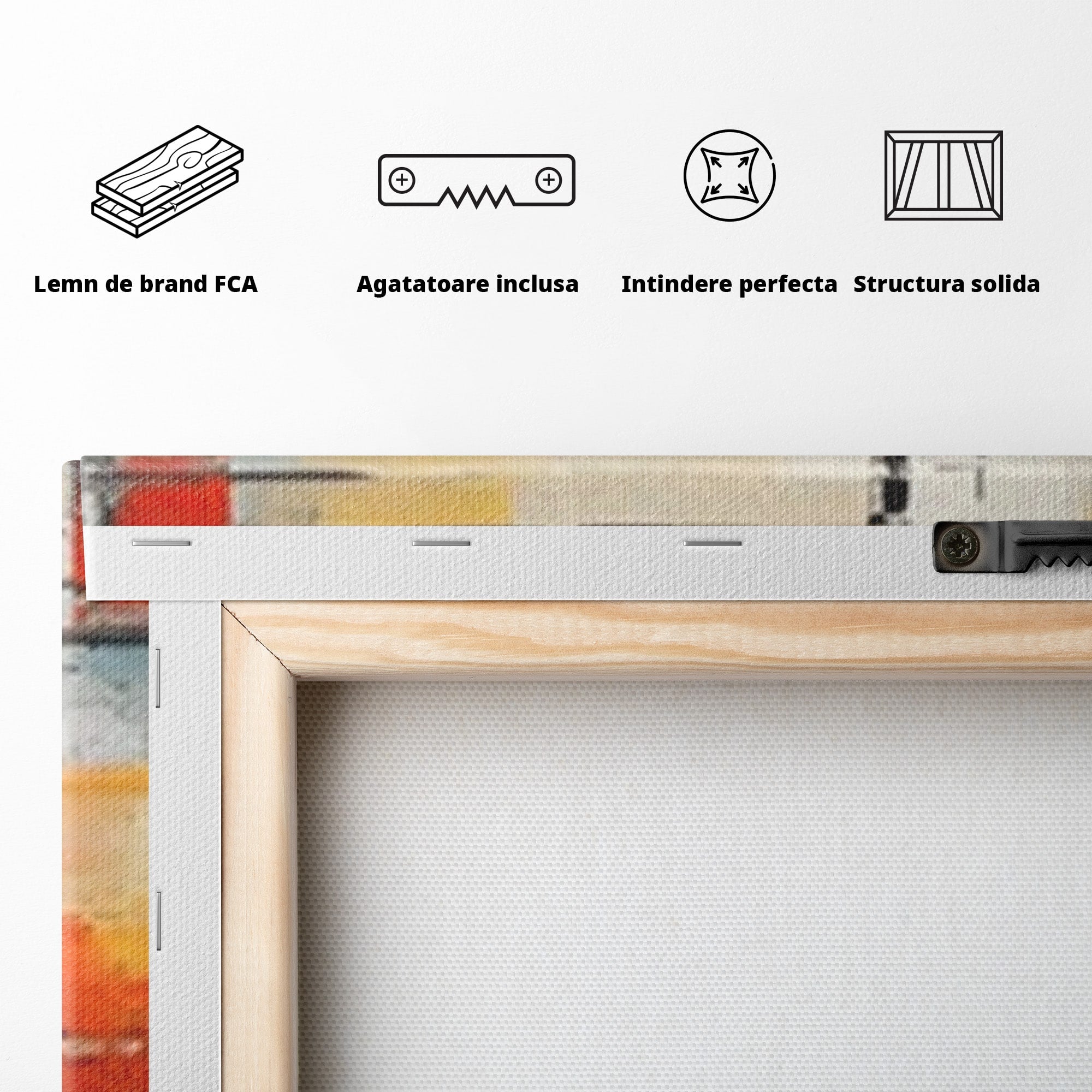 Set 2 Tablouri Canvas Premium LuxCanva® C2-1240, Relaxare, Living Room, Culori Vibrante