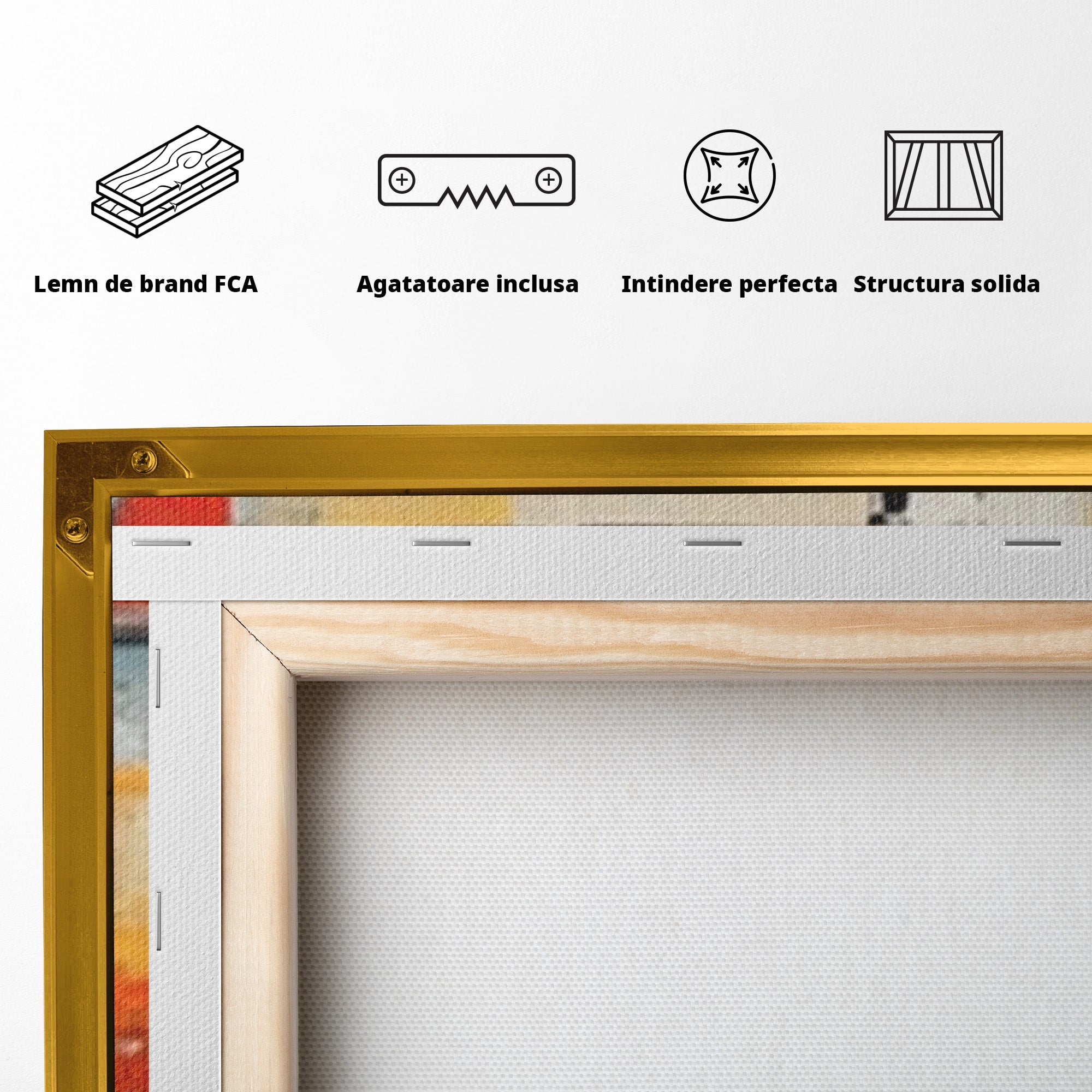 Set 2 Tablouri Canvas Premium LuxCanva® C2-1240, Relaxare, Living Room, Culori Vibrante