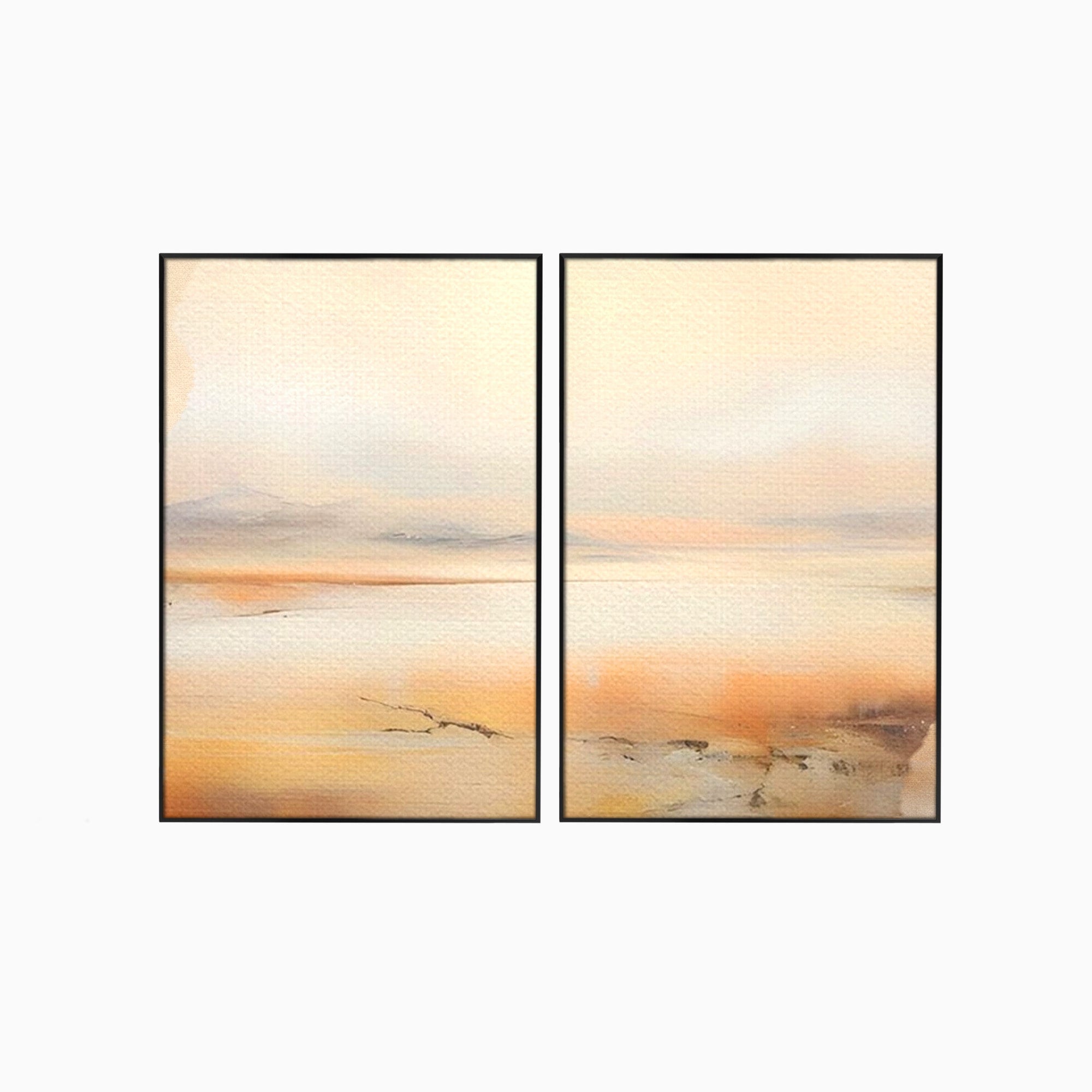 Set 2 Tablouri Canvas Premium LuxCanva® C2-1242, Relaxare, Living Room, Culori Vibrante