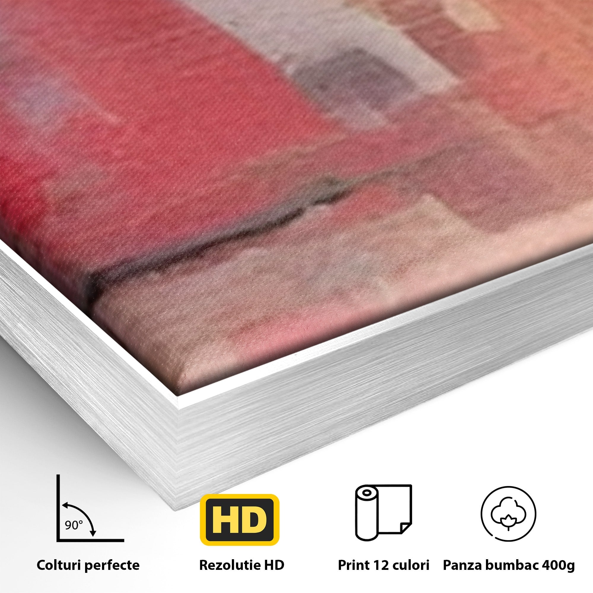 Set 2 Tablouri Canvas Premium LuxCanva® C2-1246, Relaxare, Living Room, Culori Vibrante