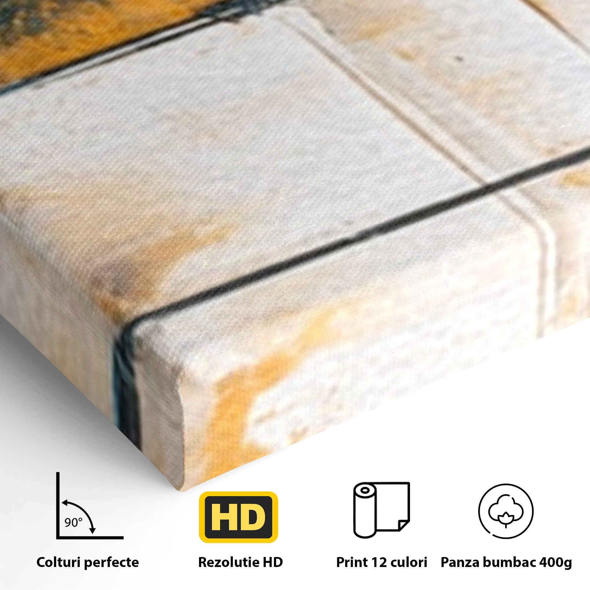 Set 2 Tablouri Canvas Premium LuxCanva® C2-1281, Spatii care tac, Geometrie, Culori, Abstract, Materie, Volum, Profunzime, Stabilitate, Urban, Univers, Gravitate, Expozitie, Birou, Living, Dormitor