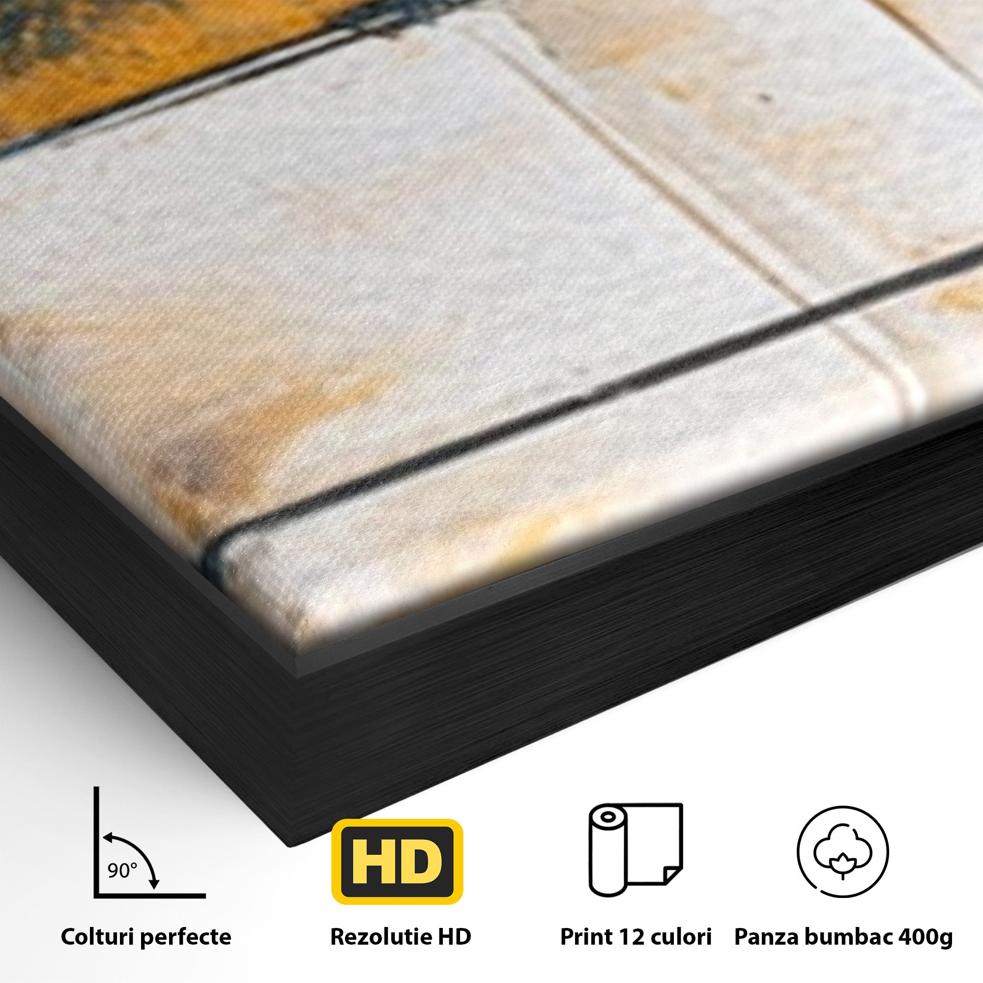 Set 2 Tablouri Canvas Premium LuxCanva® C2-1281, Spatii care tac, Geometrie, Culori, Abstract, Materie, Volum, Profunzime, Stabilitate, Urban, Univers, Gravitate, Expozitie, Birou, Living, Dormitor