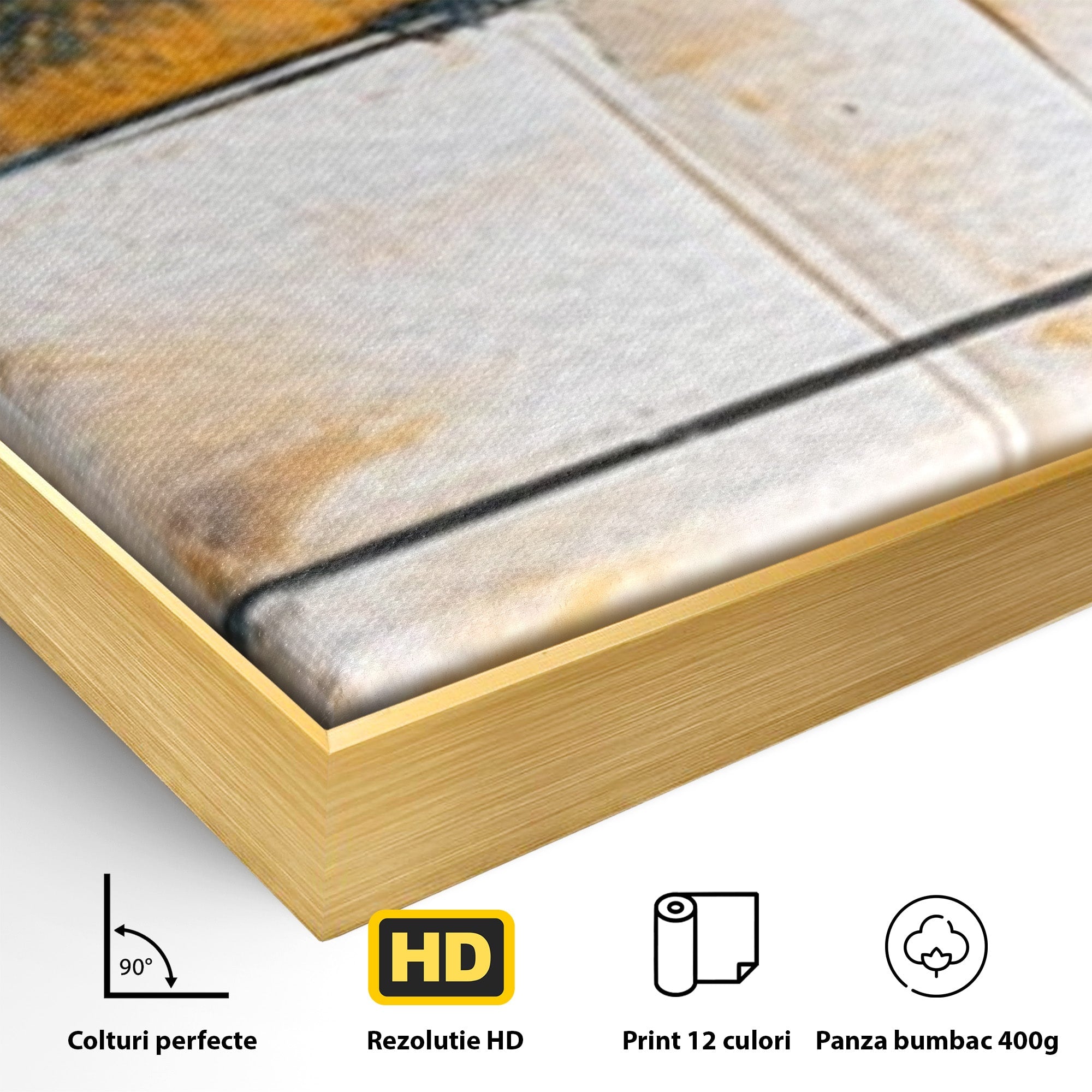 Set 2 Tablouri Canvas Premium LuxCanva® C2-1281, Spatii care tac, Geometrie, Culori, Abstract, Materie, Volum, Profunzime, Stabilitate, Urban, Univers, Gravitate, Expozitie, Birou, Living, Dormitor