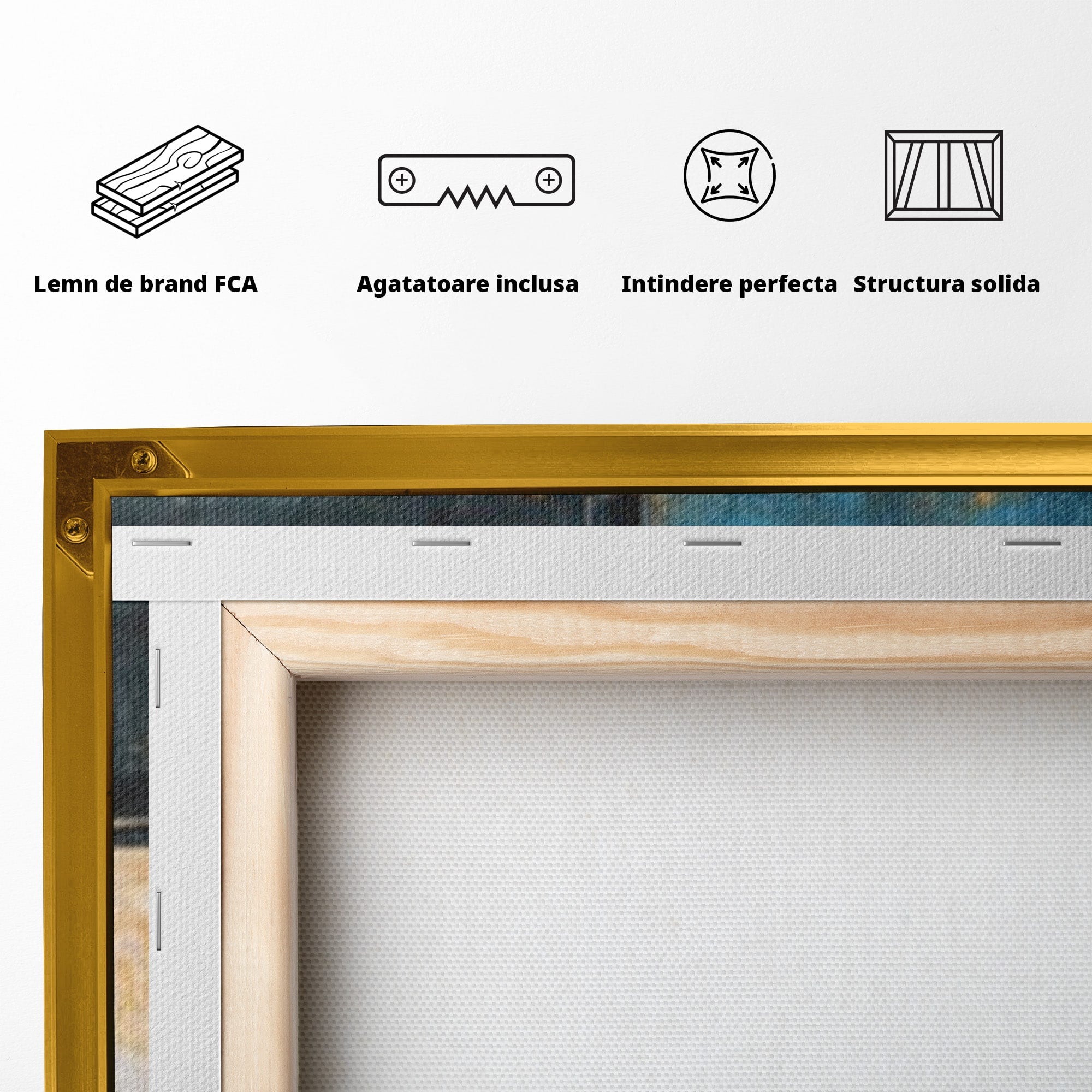 Set 2 Tablouri Canvas Premium LuxCanva® C2-1281, Spatii care tac, Geometrie, Culori, Abstract, Materie, Volum, Profunzime, Stabilitate, Urban, Univers, Gravitate, Expozitie, Birou, Living, Dormitor