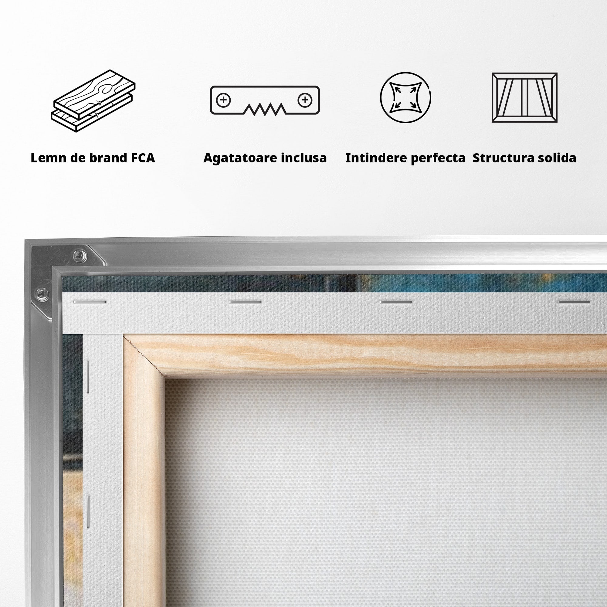 Set 2 Tablouri Canvas Premium LuxCanva® C2-1281, Spatii care tac, Geometrie, Culori, Abstract, Materie, Volum, Profunzime, Stabilitate, Urban, Univers, Gravitate, Expozitie, Birou, Living, Dormitor