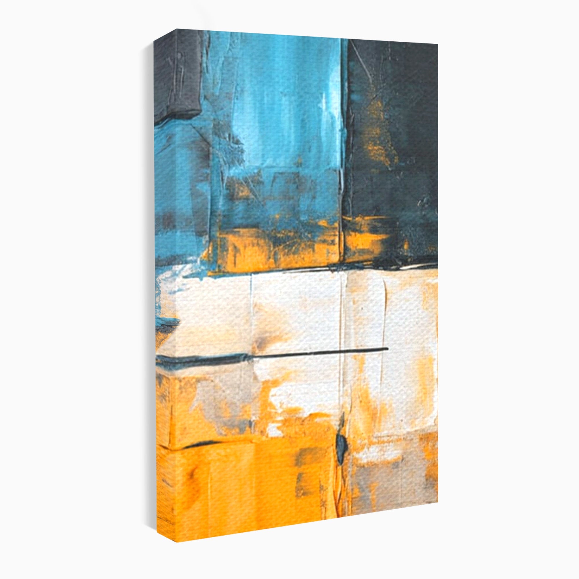 Set 2 Tablouri Canvas Premium LuxCanva® C2-1281, Spatii care tac, Geometrie, Culori, Abstract, Materie, Volum, Profunzime, Stabilitate, Urban, Univers, Gravitate, Expozitie, Birou, Living, Dormitor