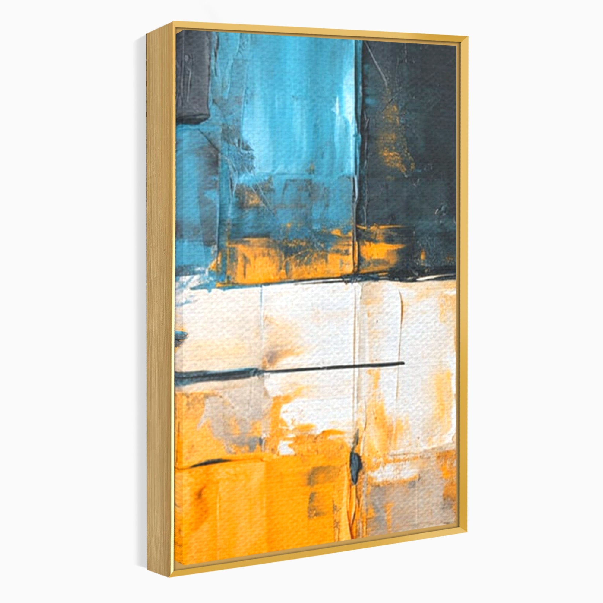 Set 2 Tablouri Canvas Premium LuxCanva® C2-1281, Spatii care tac, Geometrie, Culori, Abstract, Materie, Volum, Profunzime, Stabilitate, Urban, Univers, Gravitate, Expozitie, Birou, Living, Dormitor