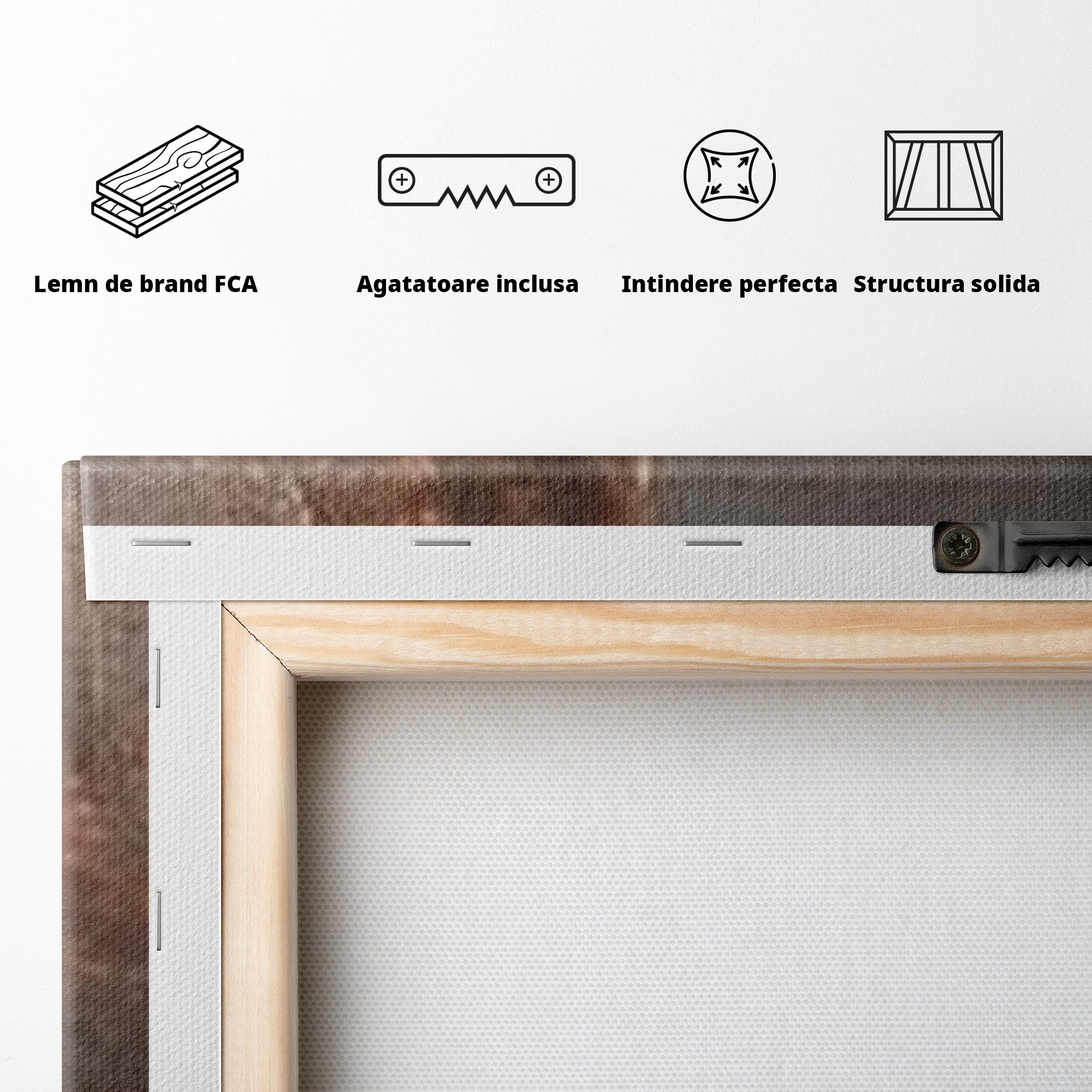 Set 2 Tablouri Canvas Premium LuxCanva® C2-1289, Memoria ruginii, Geometrie, Culori, Abstract, Aur, Industrial, Cupru, Metal, Fier, Zid, Cladire, Ruginiu, Forta, Fortareata, Lumina, Birou, Living, Dormitor
