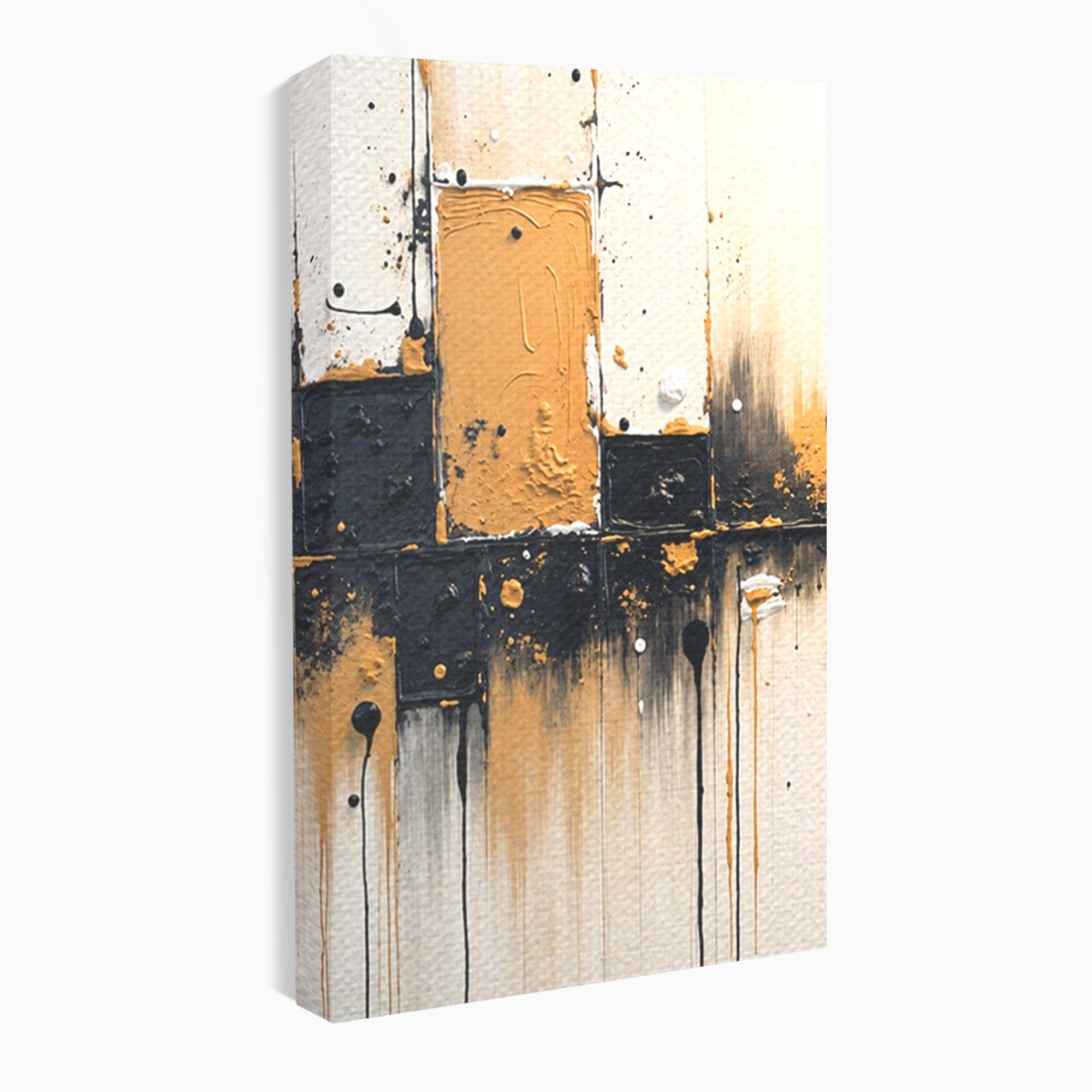Set 2 Tablouri Canvas Premium LuxCanva® C2-1328, Abstractie Eleganta, Abstractie, Modern, Arta Contemporana, Textura, Living, Birou, Culori Vibrante