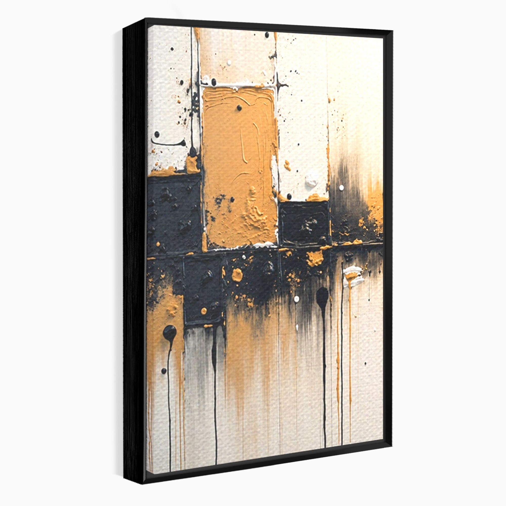 Set 2 Tablouri Canvas Premium LuxCanva® C2-1328, Abstractie Eleganta, Abstractie, Modern, Arta Contemporana, Textura, Living, Birou, Culori Vibrante