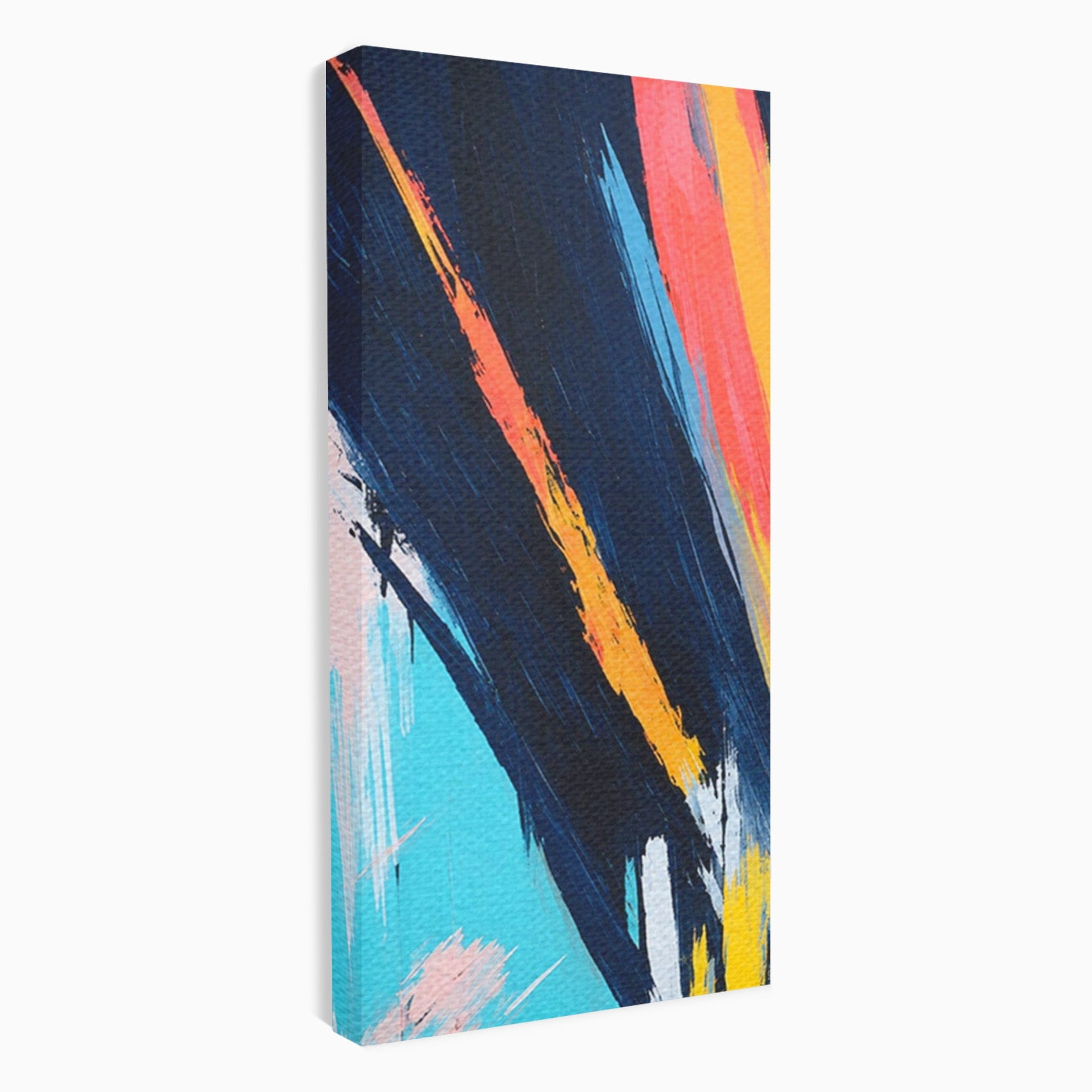 Set 2 Tablouri Canvas Premium LuxCanva® C2-1337, Abstract Dinamic, Abstract, Modern, Energetic, Living, Birou, Culori Vibrante