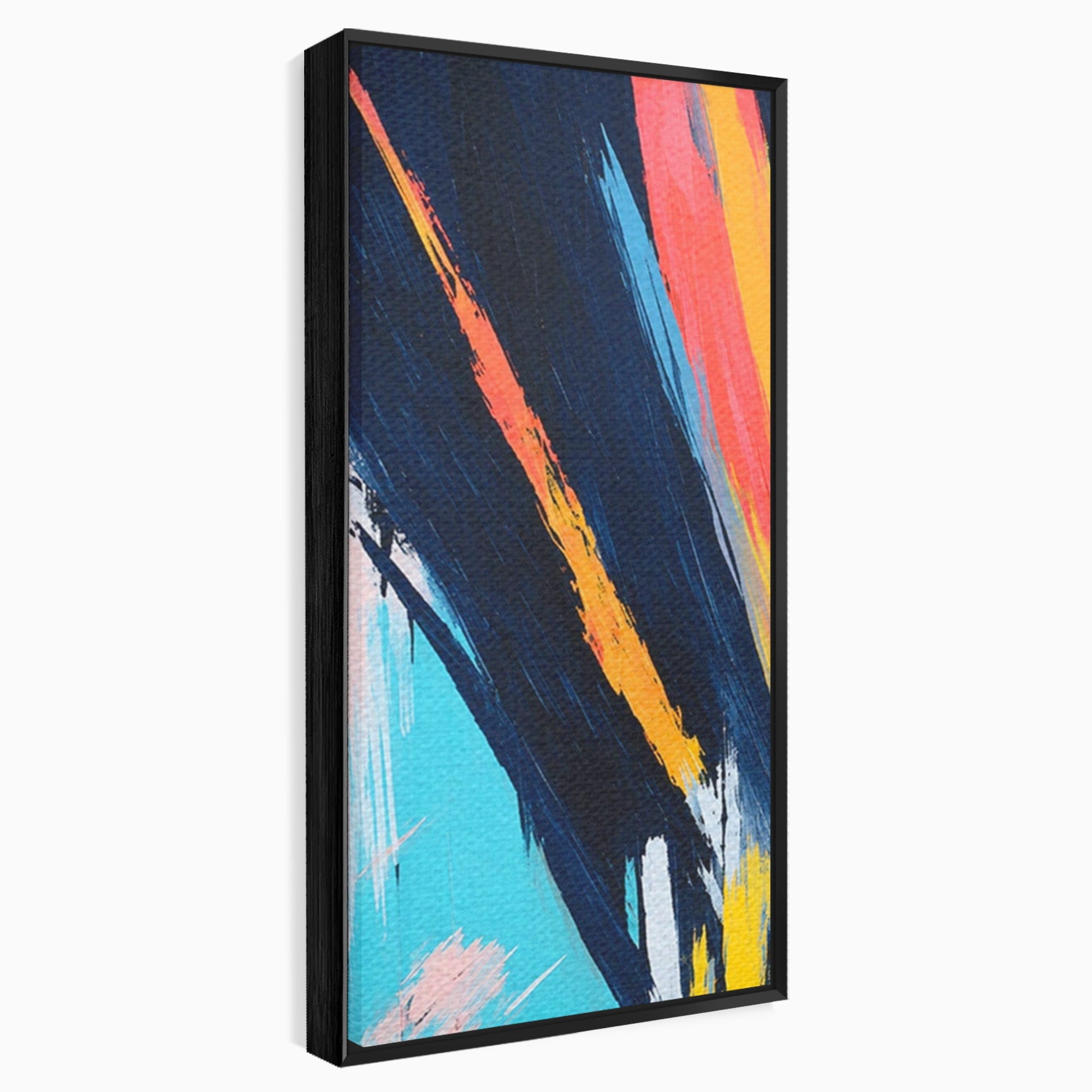 Set 2 Tablouri Canvas Premium LuxCanva® C2-1337, Abstract Dinamic, Abstract, Modern, Energetic, Living, Birou, Culori Vibrante
