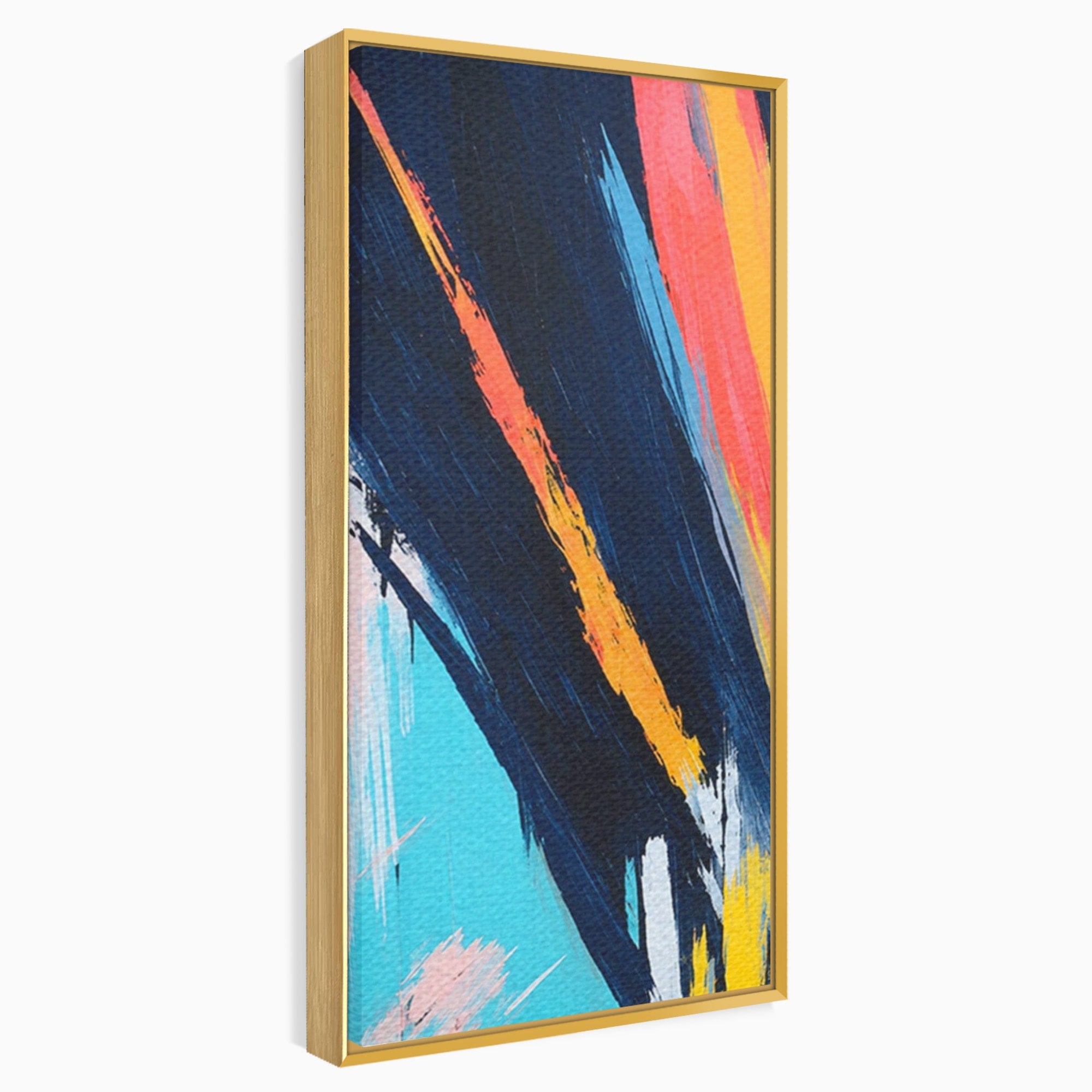 Set 2 Tablouri Canvas Premium LuxCanva® C2-1337, Abstract Dinamic, Abstract, Modern, Energetic, Living, Birou, Culori Vibrante