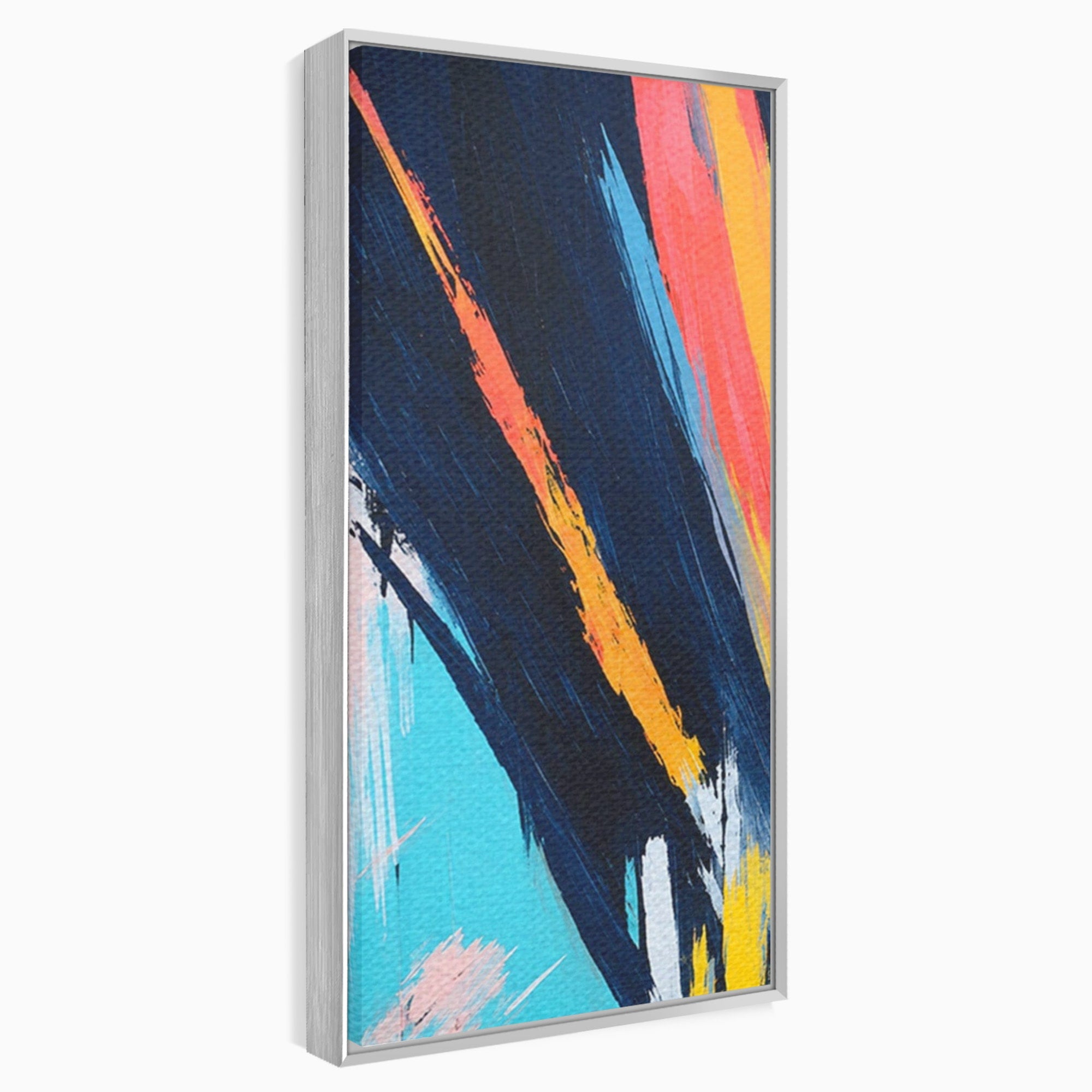 Set 2 Tablouri Canvas Premium LuxCanva® C2-1337, Abstract Dinamic, Abstract, Modern, Energetic, Living, Birou, Culori Vibrante