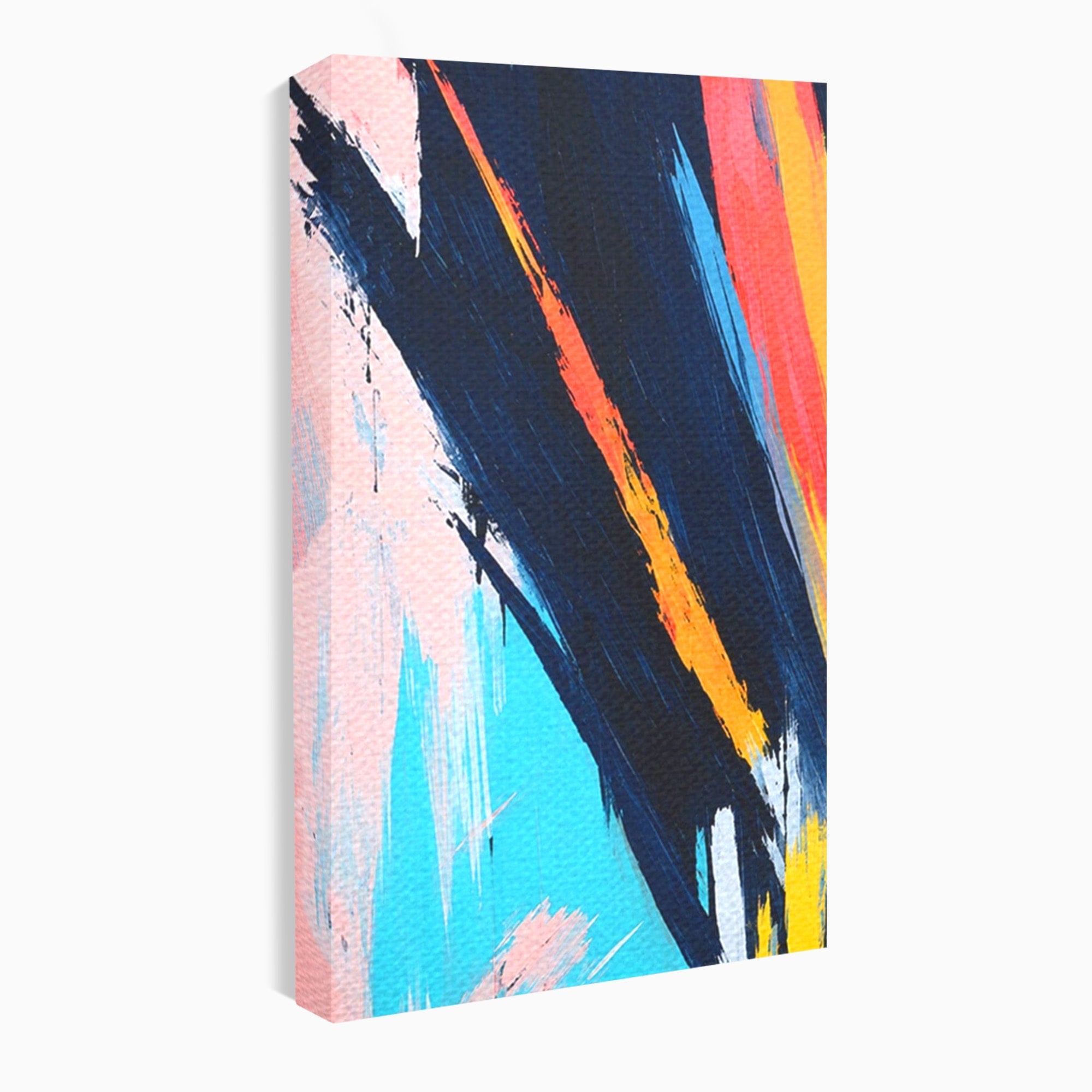 Set 2 Tablouri Canvas Premium LuxCanva® C2-1337, Abstract Dinamic, Abstract, Modern, Energetic, Living, Birou, Culori Vibrante