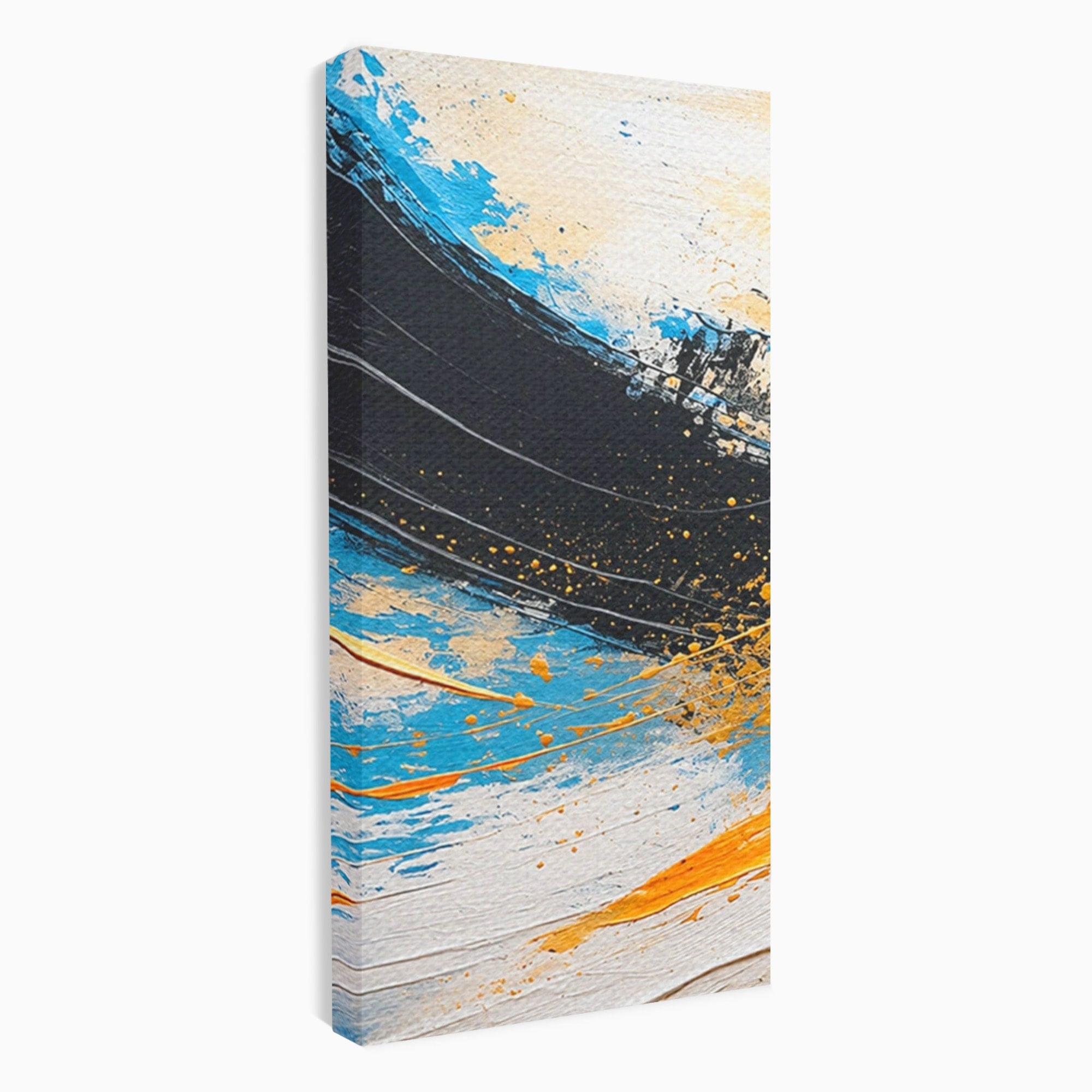 Set 2 Tablouri Canvas Premium LuxCanva® C2-1340, Vortex Abstract, Abstract, Modern, Dinamic, Energetic, Living, Birou, Culori Vibrante