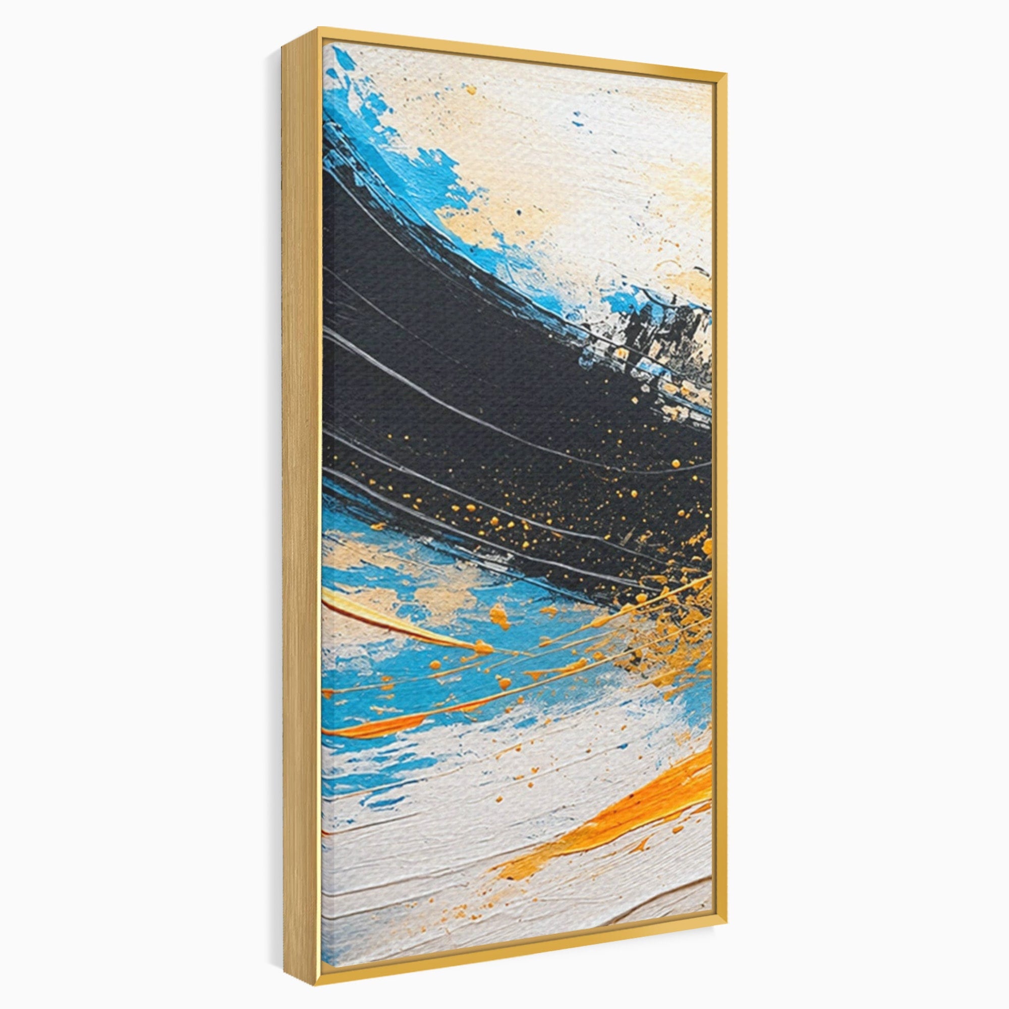 Set 2 Tablouri Canvas Premium LuxCanva® C2-1340, Vortex Abstract, Abstract, Modern, Dinamic, Energetic, Living, Birou, Culori Vibrante