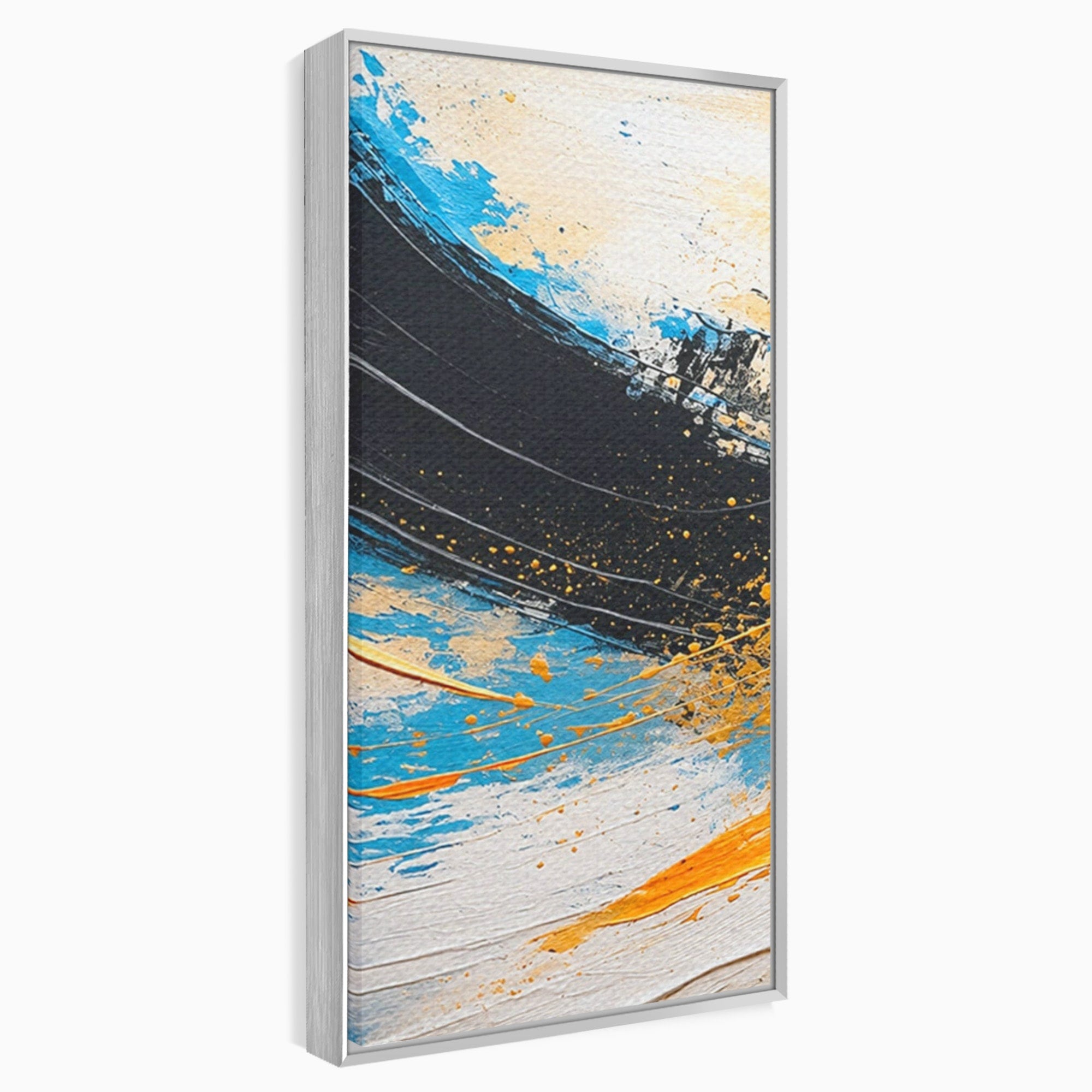 Set 2 Tablouri Canvas Premium LuxCanva® C2-1340, Vortex Abstract, Abstract, Modern, Dinamic, Energetic, Living, Birou, Culori Vibrante