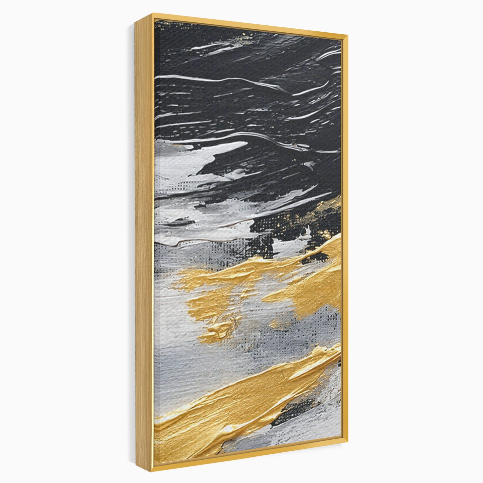 Set 2 Tablouri Canvas Premium LuxCanva® C2-1346, Valuri Abstractioniste, Abstractie, Textura, Modern, Eleganta, Living, Birou, Culori Vibrante