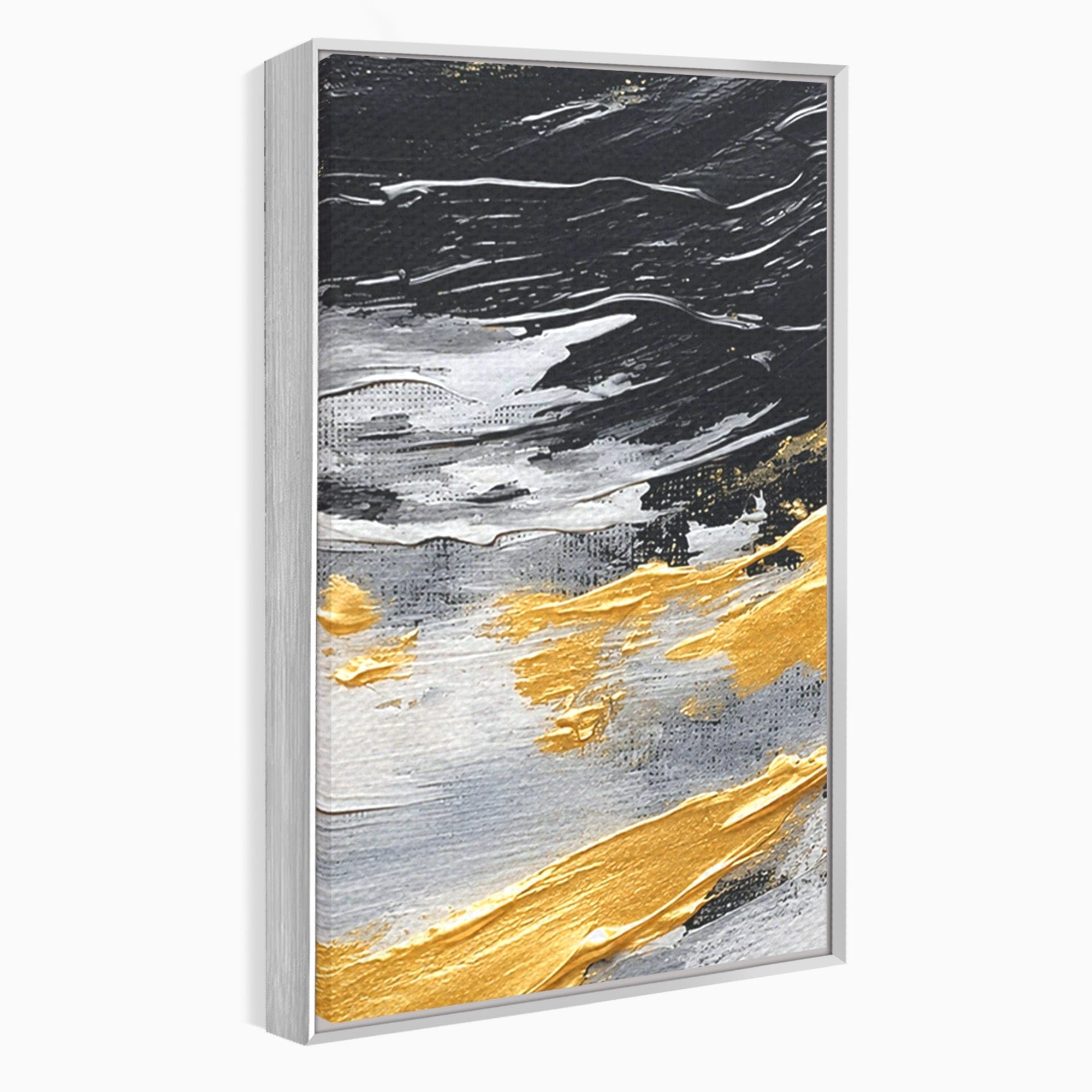 Set 2 Tablouri Canvas Premium LuxCanva® C2-1346, Valuri Abstractioniste, Abstractie, Textura, Modern, Eleganta, Living, Birou, Culori Vibrante