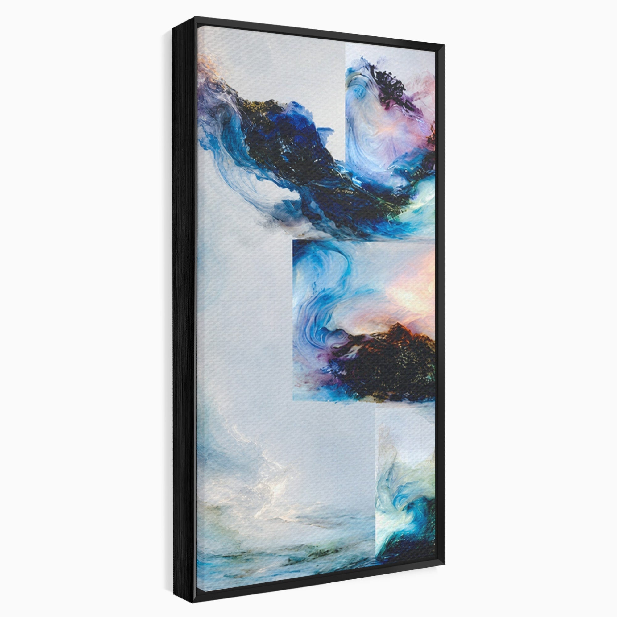 Set 2 Tablouri Canvas Premium LuxCanva® C2-1351, Vortex Abstract, Abstract, Vortex, Modern, Living, Dormitor, Culori Vibrante