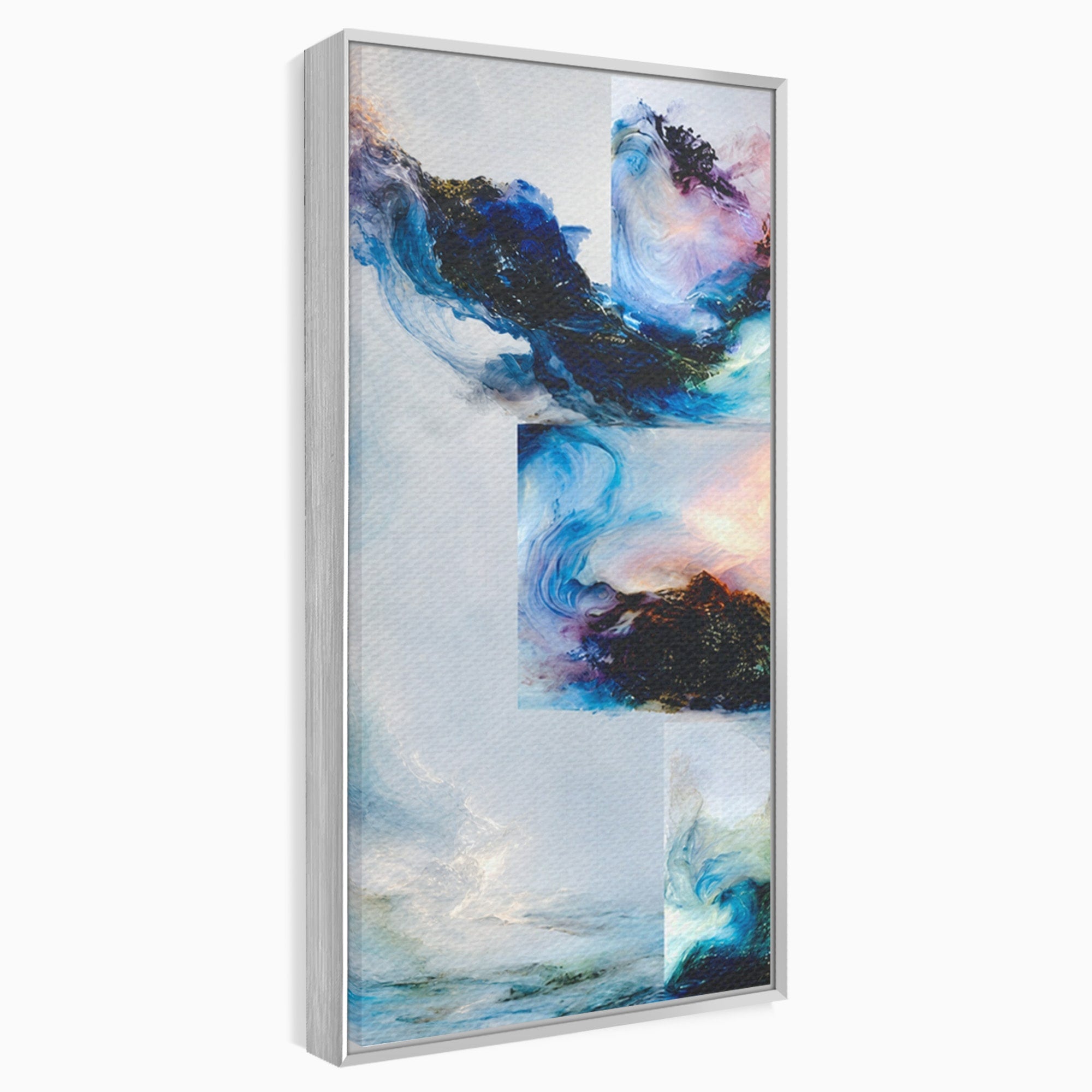 Set 2 Tablouri Canvas Premium LuxCanva® C2-1351, Vortex Abstract, Abstract, Vortex, Modern, Living, Dormitor, Culori Vibrante