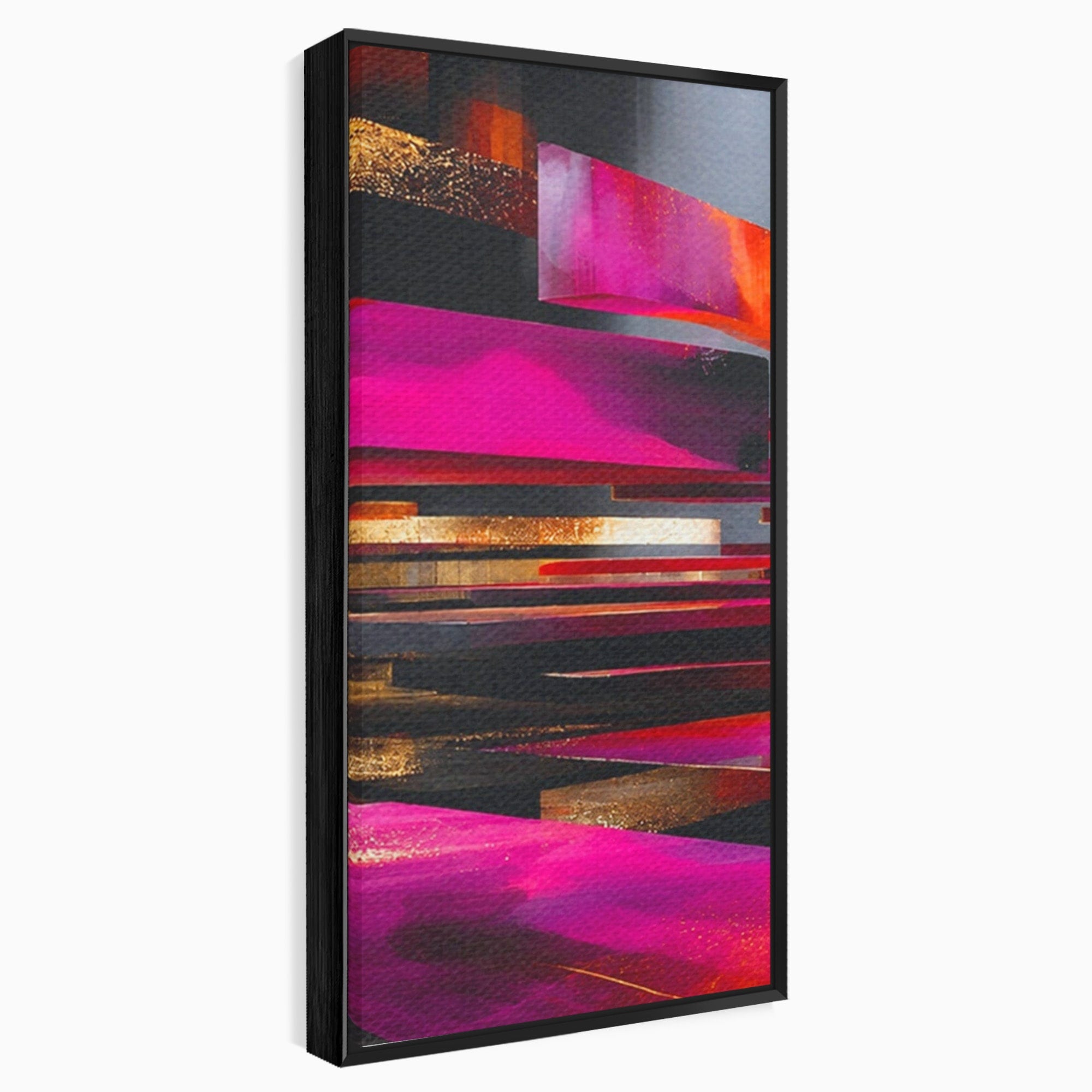 Set 2 Tablouri Canvas Premium LuxCanva® C2-1360, Arhitectura Abstracta, Abstract, Arhitectura, Modern, Living, Birou, Culori Vibrante