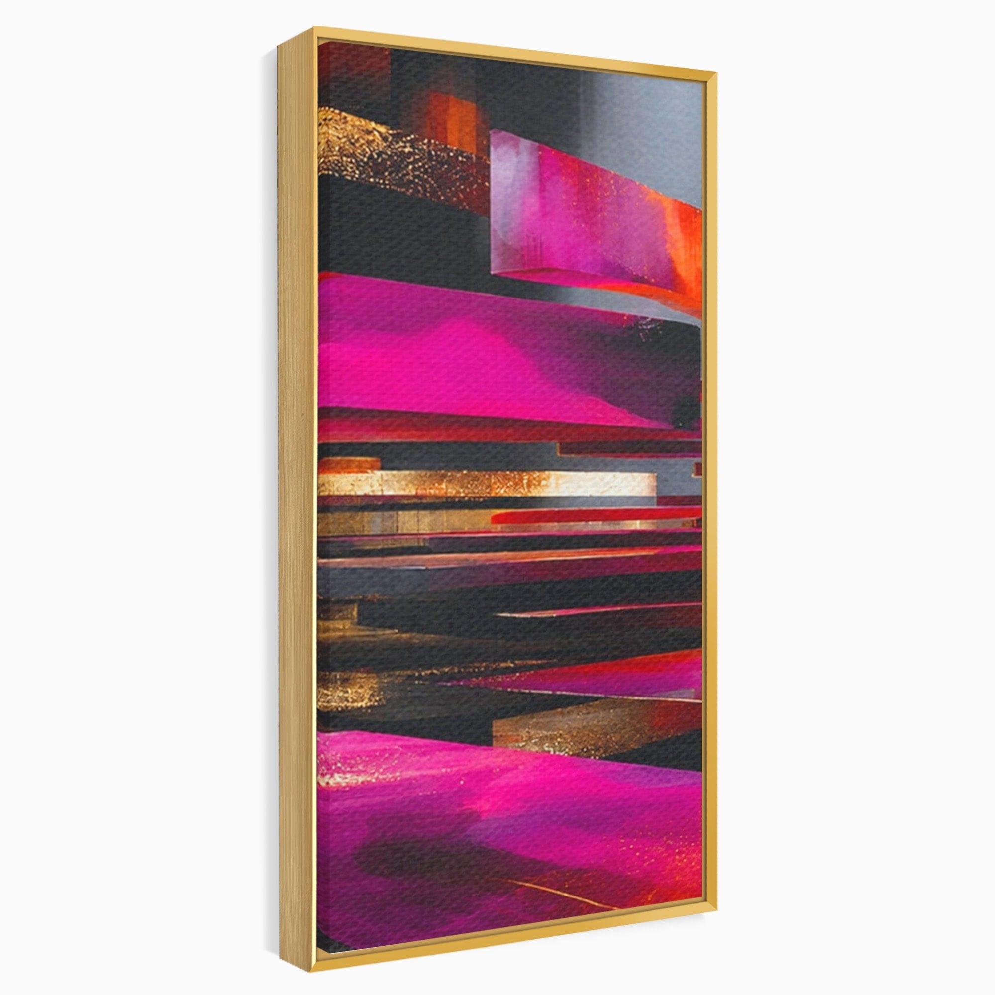 Set 2 Tablouri Canvas Premium LuxCanva® C2-1360, Arhitectura Abstracta, Abstract, Arhitectura, Modern, Living, Birou, Culori Vibrante