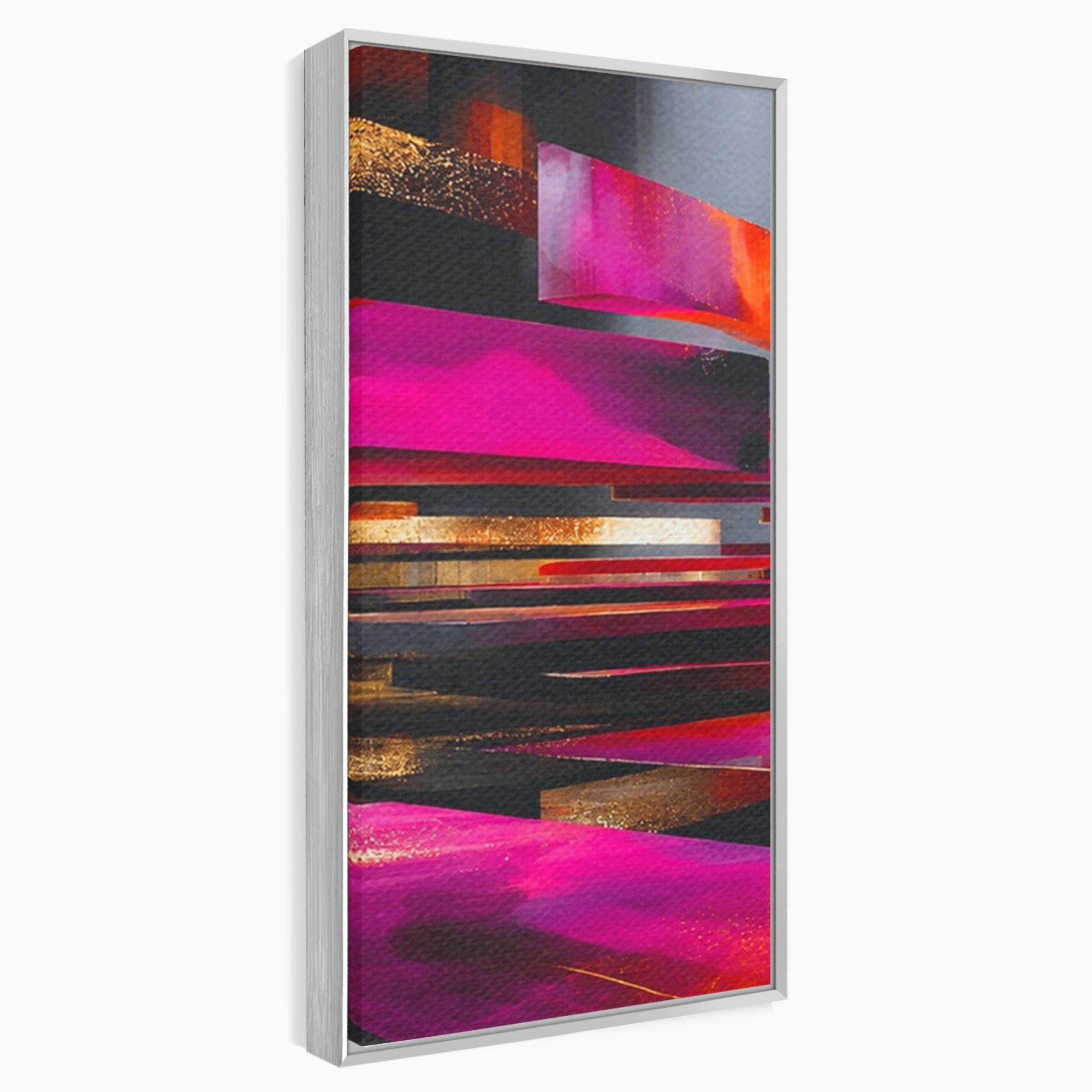 Set 2 Tablouri Canvas Premium LuxCanva® C2-1360, Arhitectura Abstracta, Abstract, Arhitectura, Modern, Living, Birou, Culori Vibrante