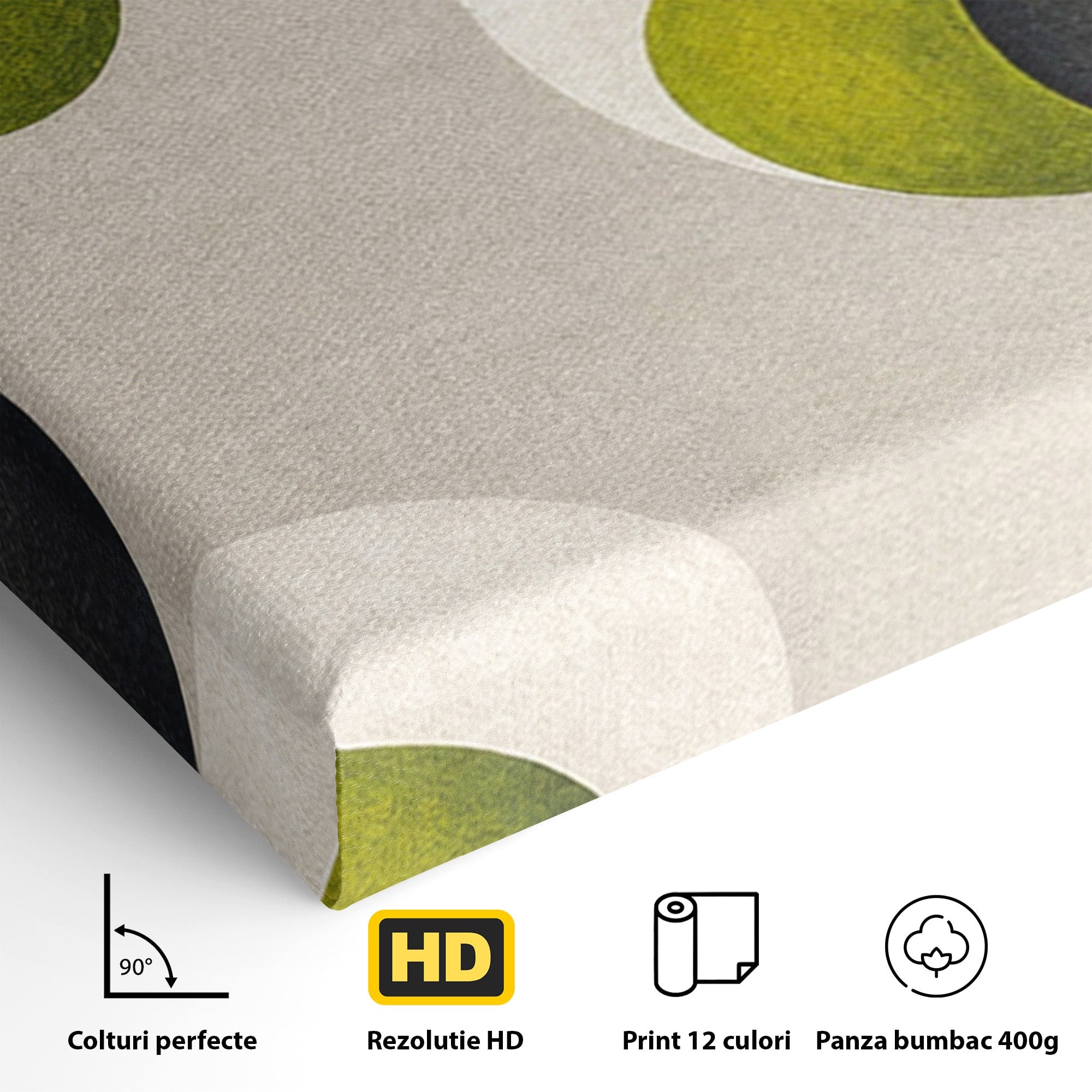Set 2 Tablouri Canvas Premium LuxCanva® C2-1381, Forme Abstracte Organice, Abstract, Forme, Modern, Living, Birou, Culori Vibrante